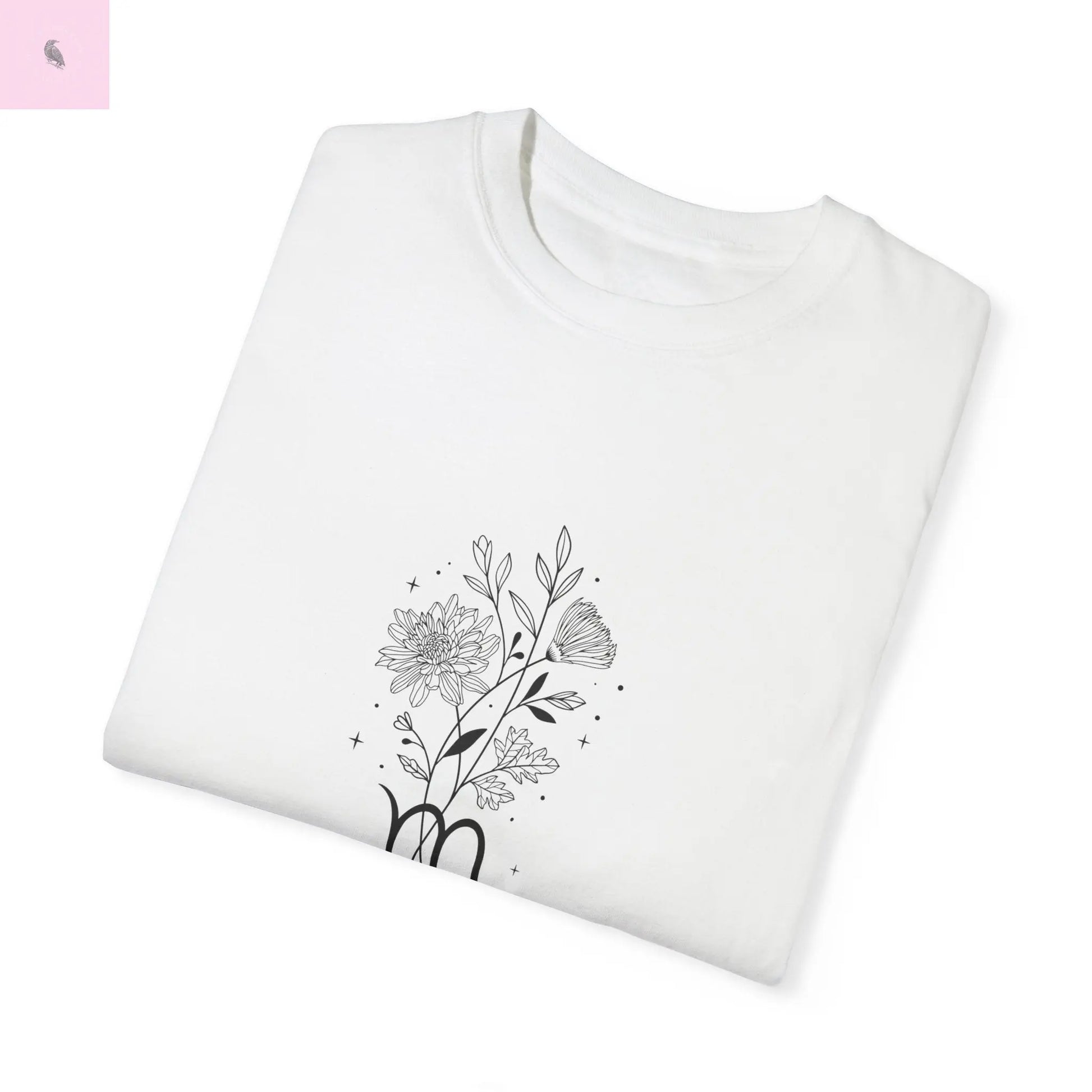 Scorpio birth flower T-Shirt for Astrology Lovers Printify