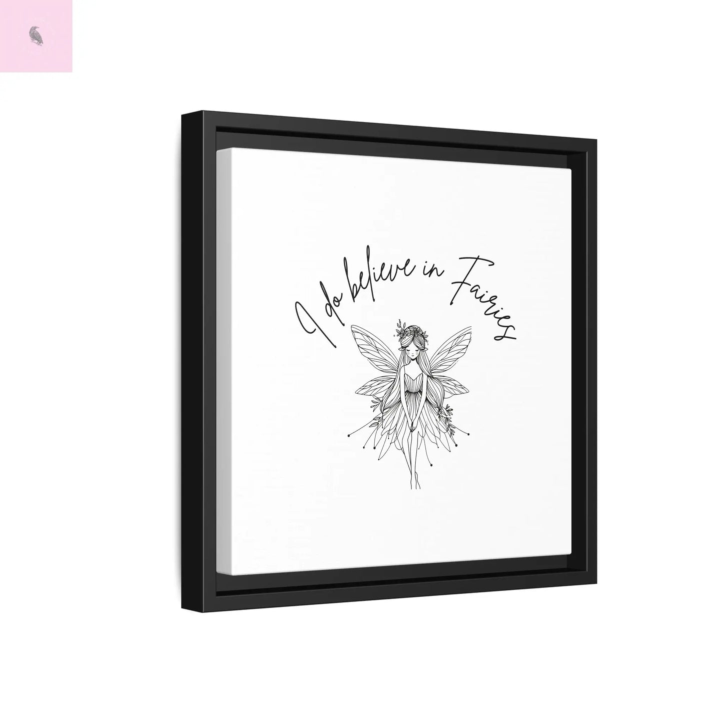 Fairies Canvas, Framed (Multi-color) - The flirty crow