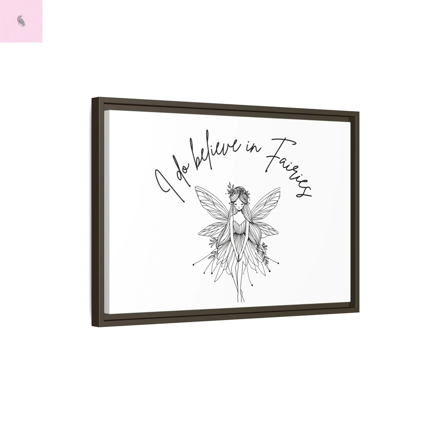 Fairies Canvas, Framed (Multi-color) - The flirty crow