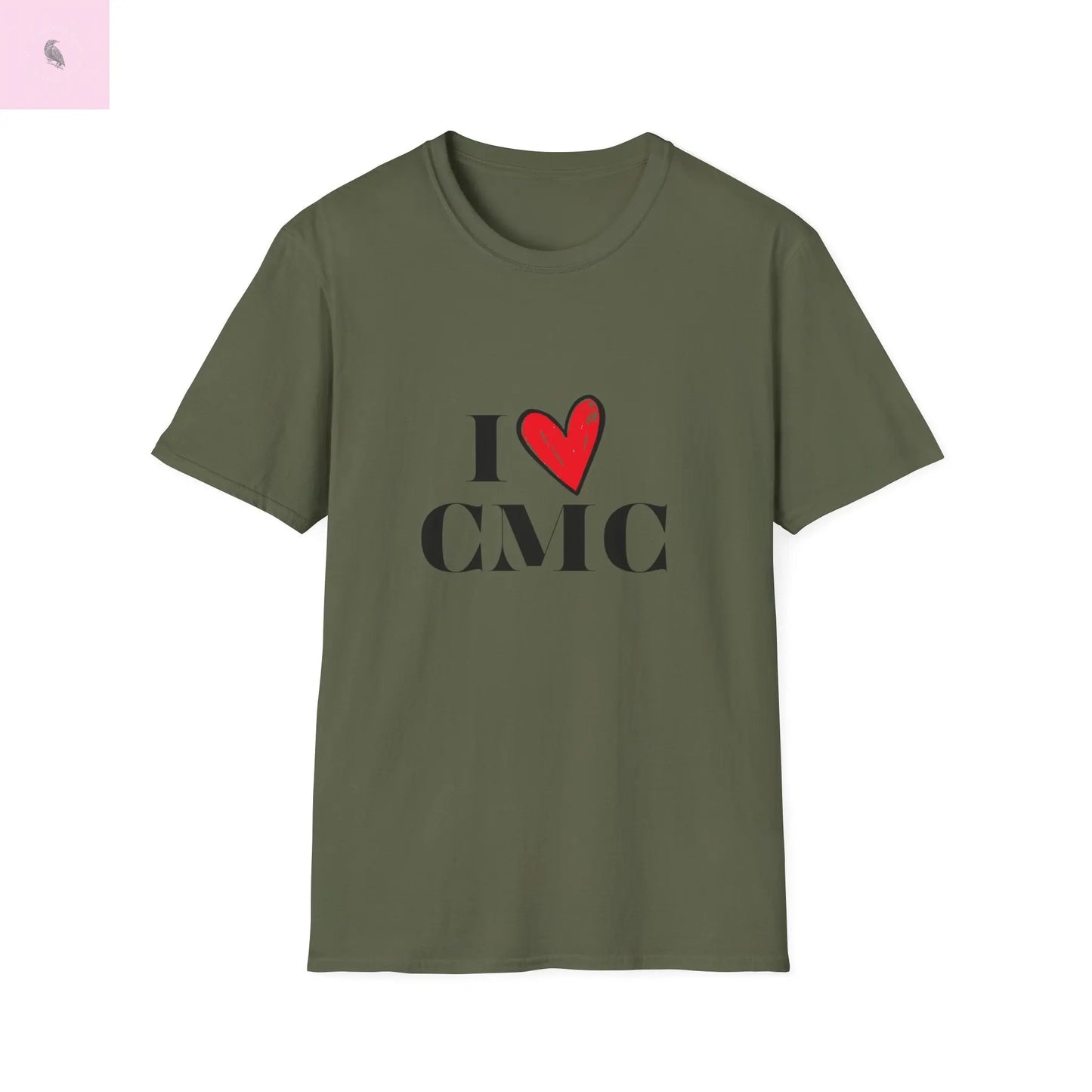 I Love CMC Unisex 49erT-Shirt, gift for niner fan, Game Day tee, 49er tshirt The flirty crow