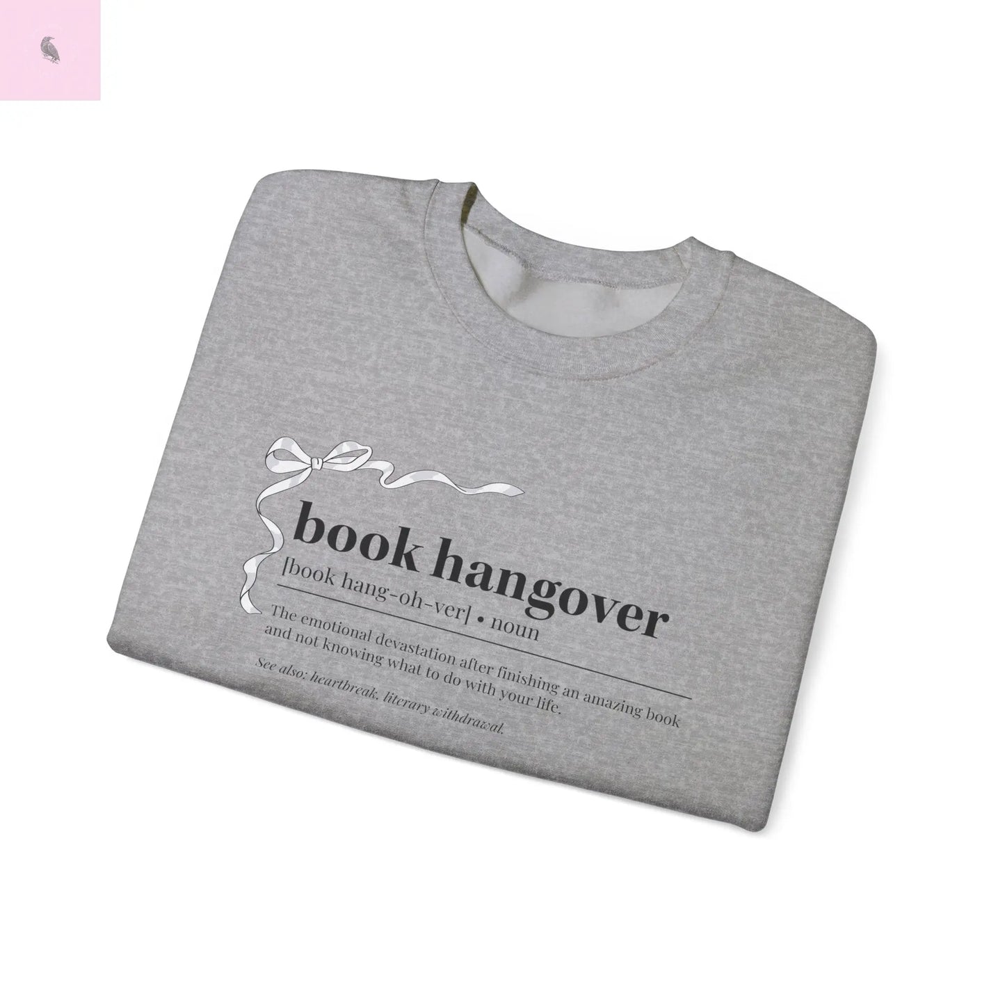 Book Lover Crewneck Sweatshirt, Gift for Book Worm, Book Club Sweater, Cozy Unisex sweatshirt The flirty crow