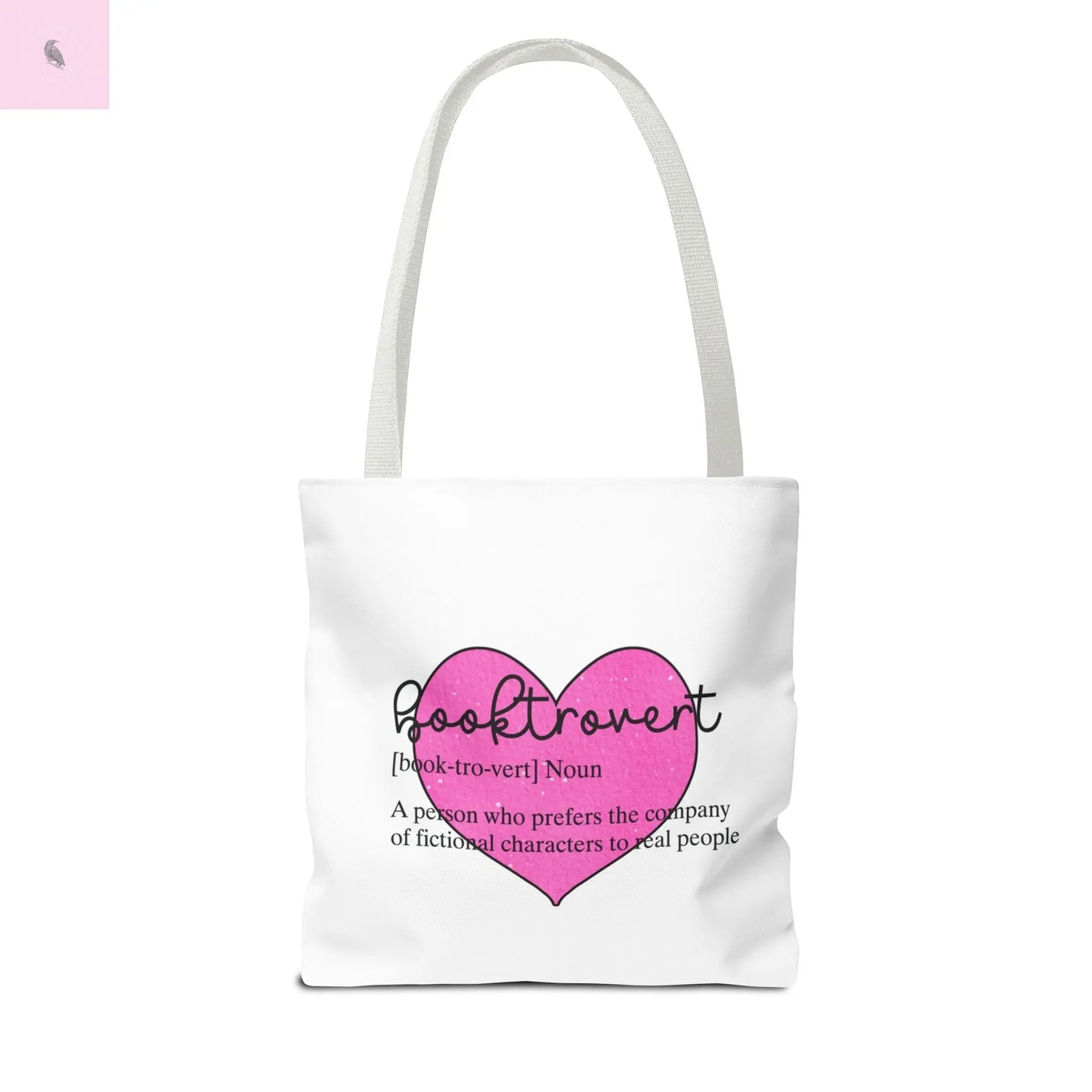 Book Lover Tote Bag, Bookish Gift, Reading Accessories, Tote for Introverts, Eco-Friendly Shopping Bag, Cute Literary Design Printify