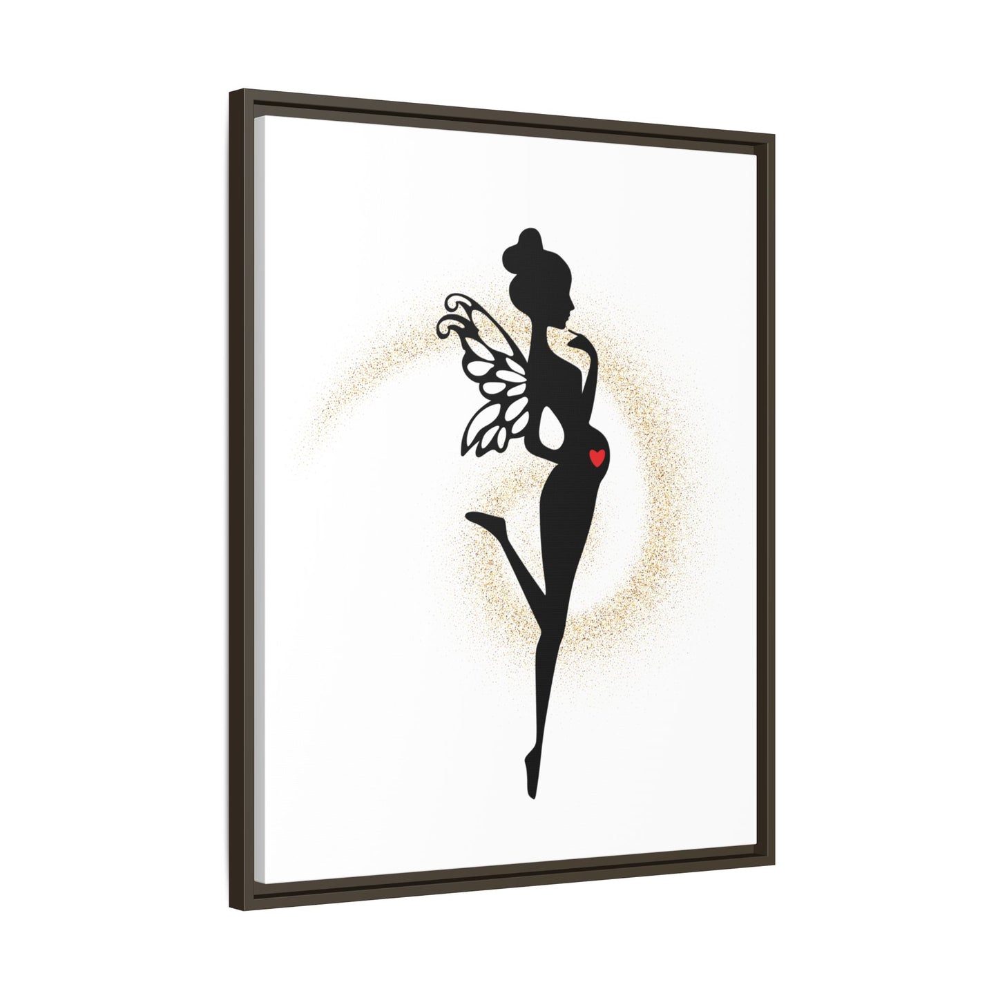 Framed Fairy Art Print - Enchanting Decor for Expecting Mothers, Baby Shower Gift, Elegant Nursery Wall Art, Whimsical Home Accent - The flirty crow