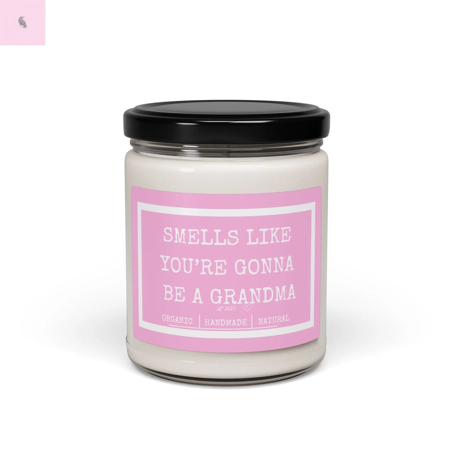 Scented Soy Candle - Smells Like You're Gonna Be a Grandma - 9oz Handmade Gift for Expectant Moms The flirty crow