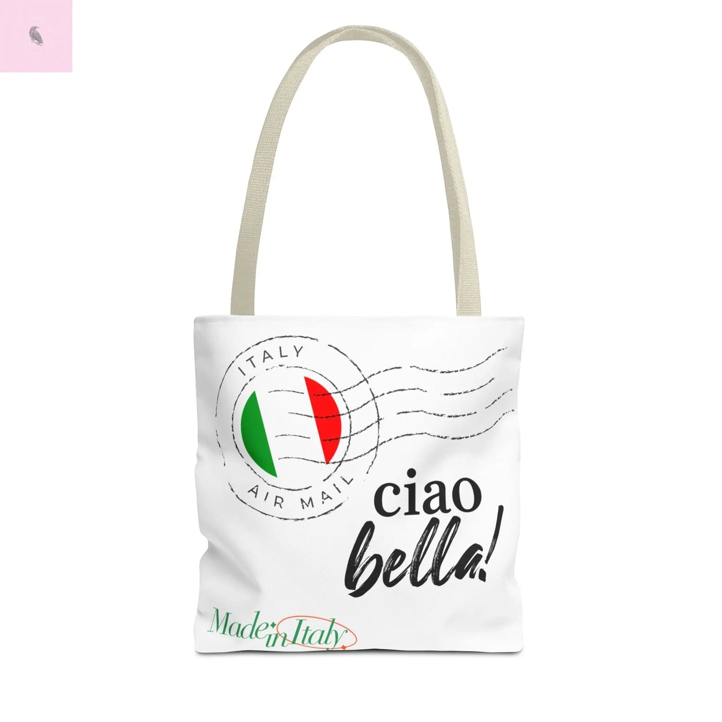Chic Italian Tote Bag, gift for traveler, beach tote,, Travel tote, , Gift for Her, Shopping, Beach Bag, farmers market tote The flirty crow