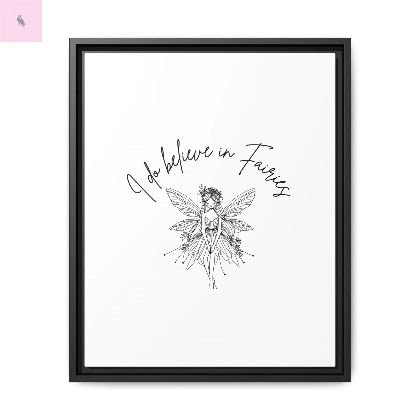 Fairies Canvas, Framed (Multi-color) - The flirty crow