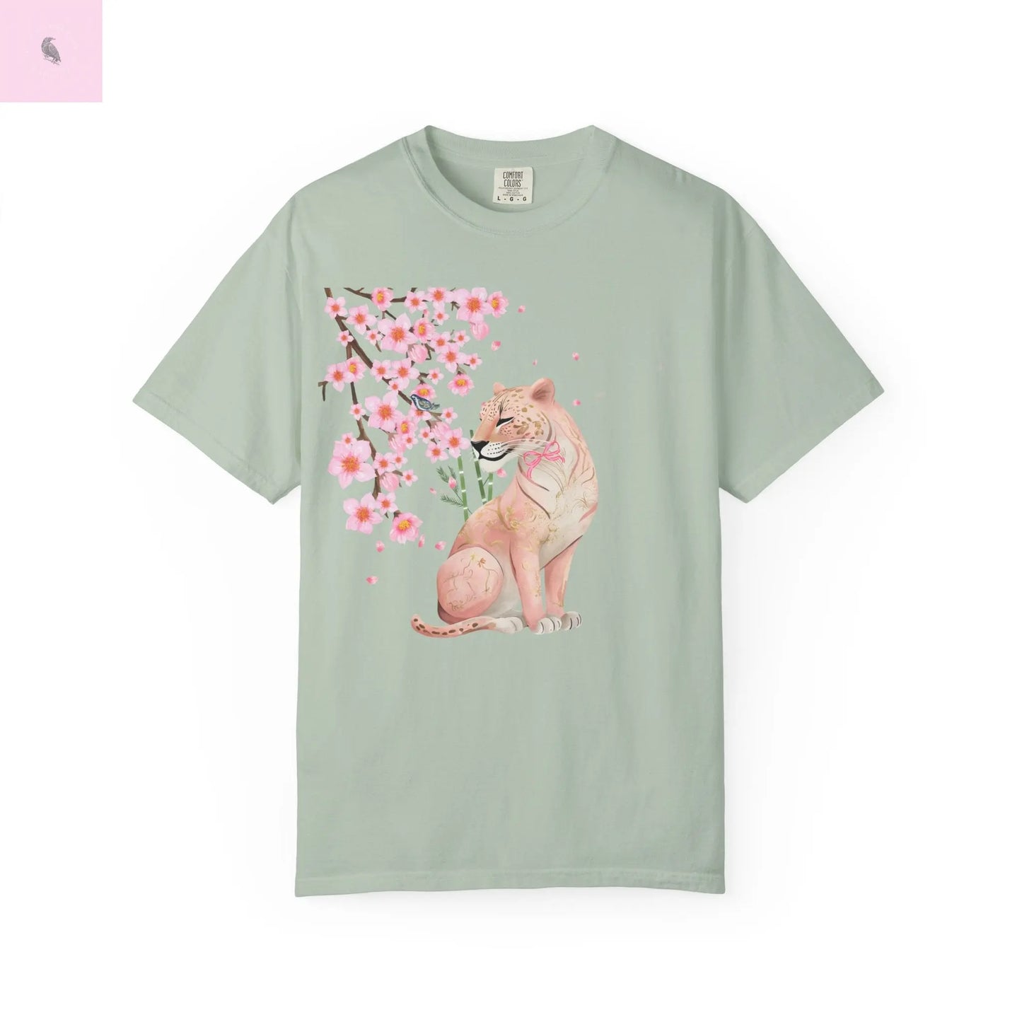 Chinoiserie Leopard T-shirt The flirty crow