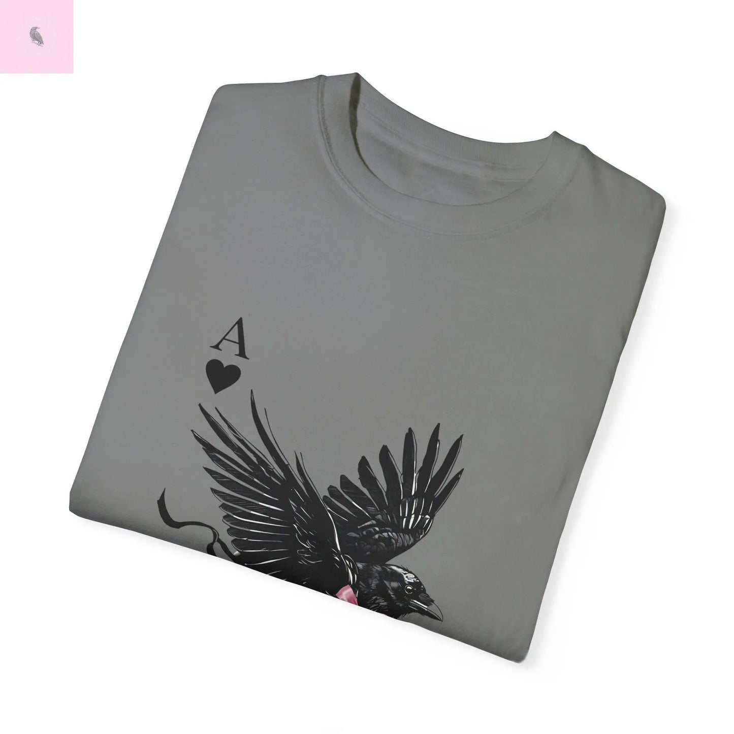 Crow Lovers Comfort Colors T-shirt - The flirty crow