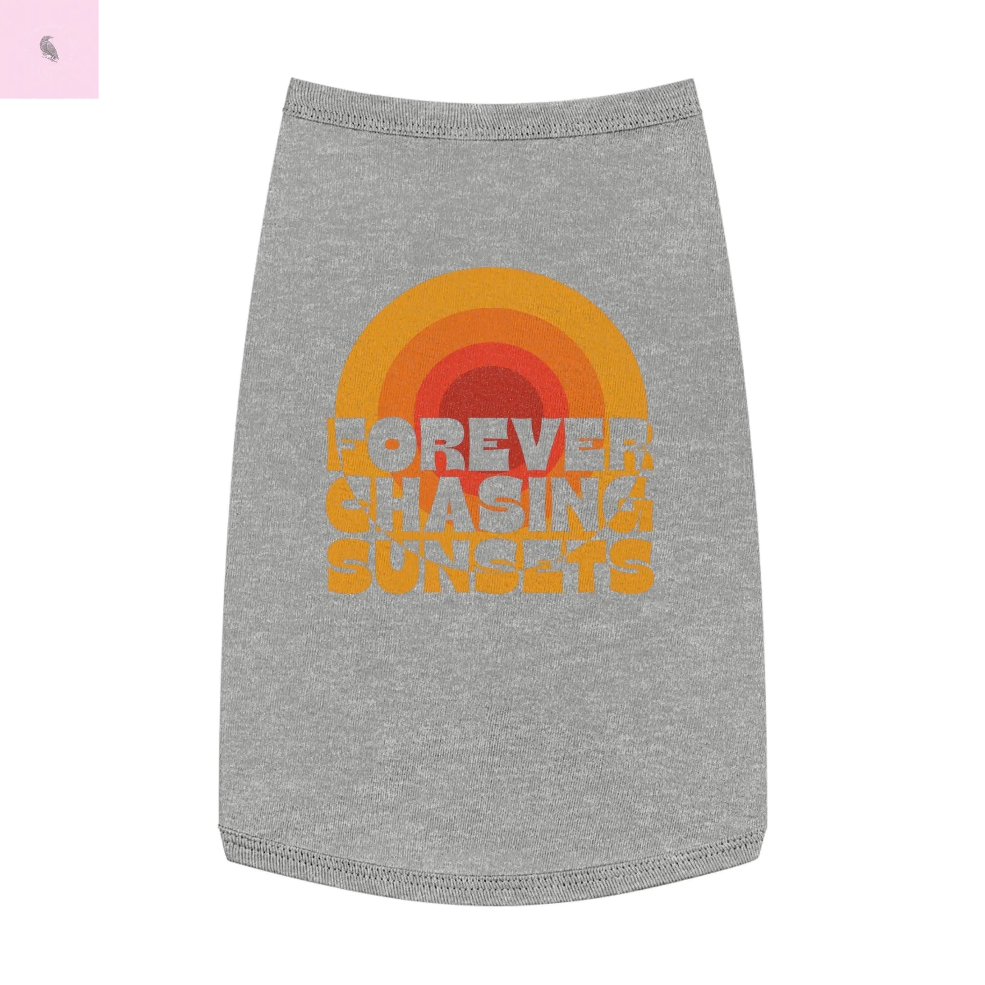 Dog Tank Top - Sunset Chaser Design The flirty crow