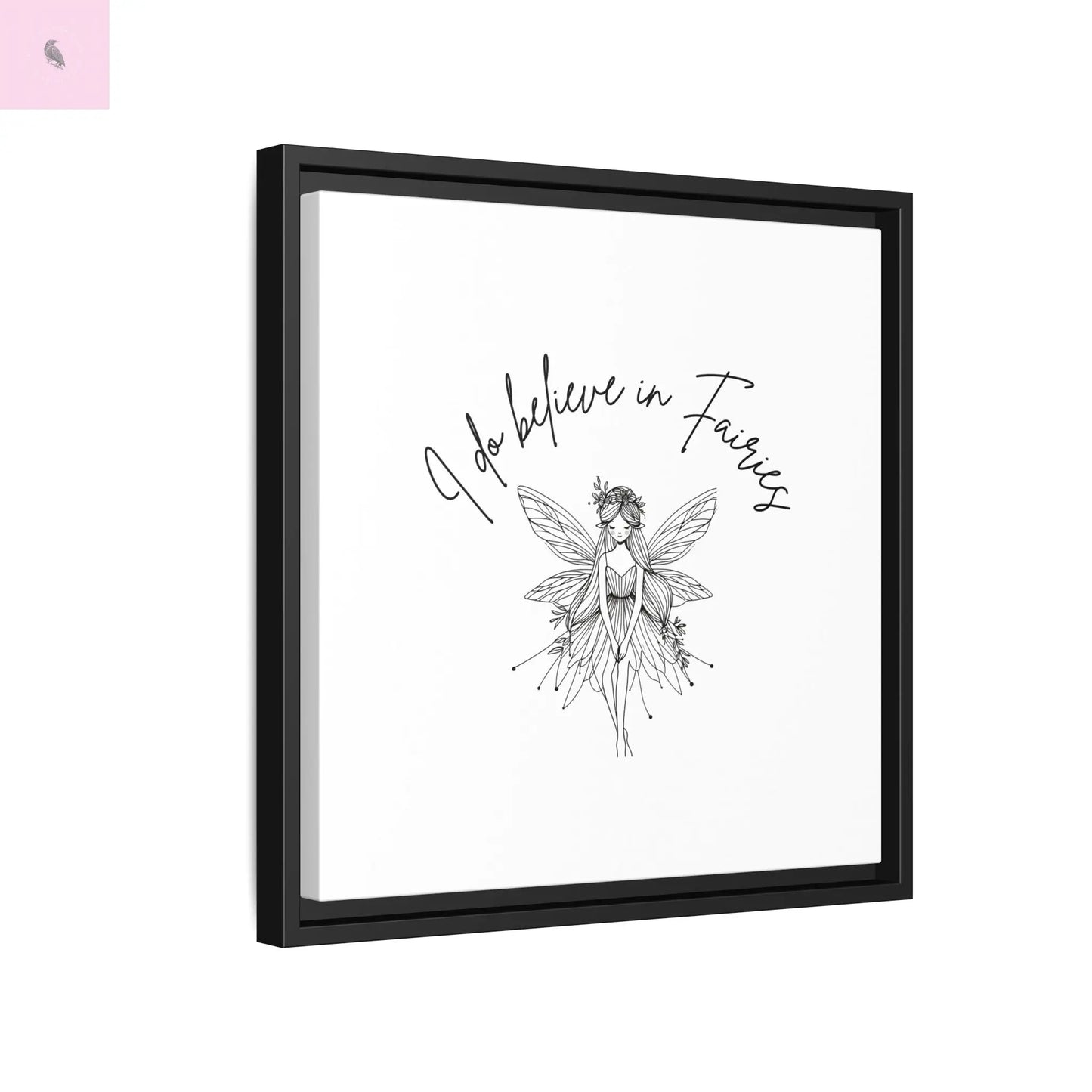 Fairies Canvas, Framed (Multi-color) - The flirty crow