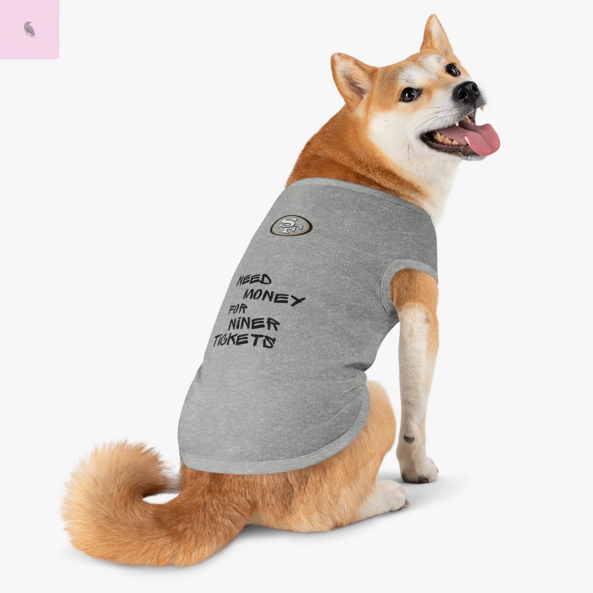Dog Tank Top 49er Football The flirty crow
