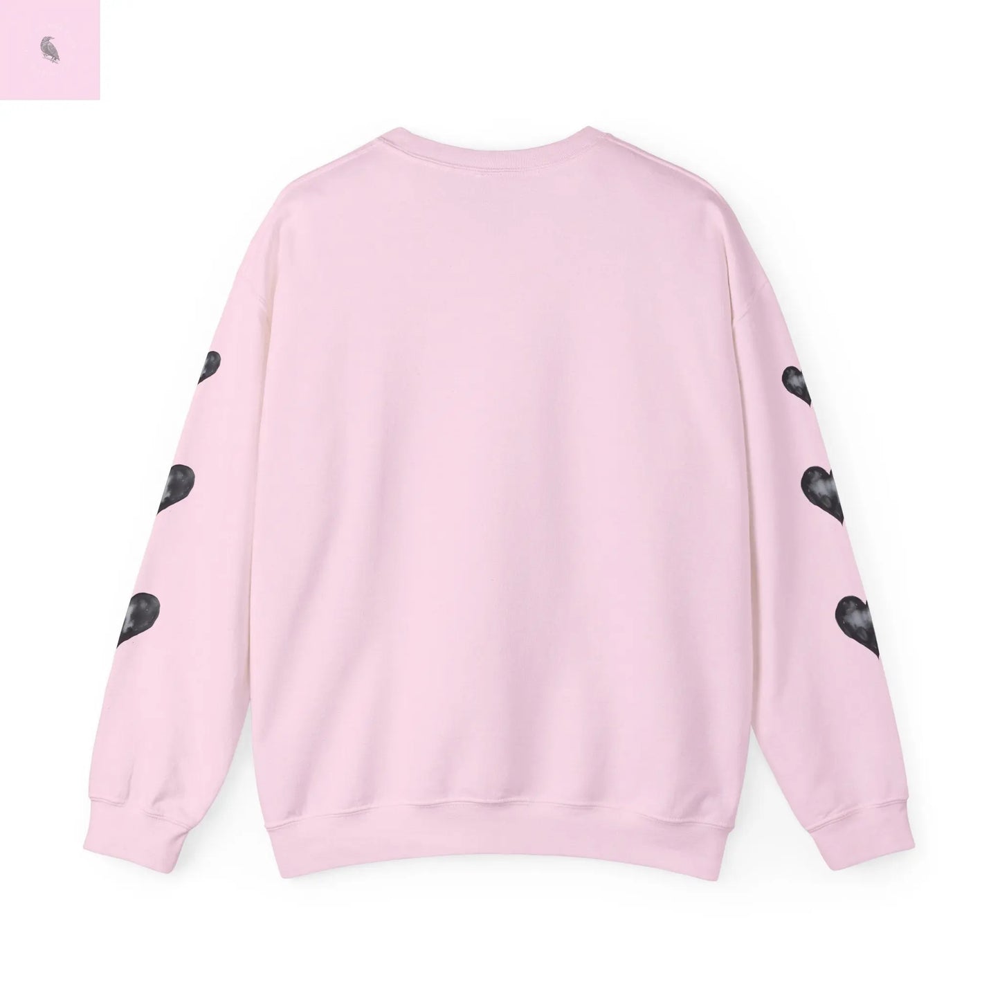 Art + love trendy Heart Sweatshirt the flirty crow