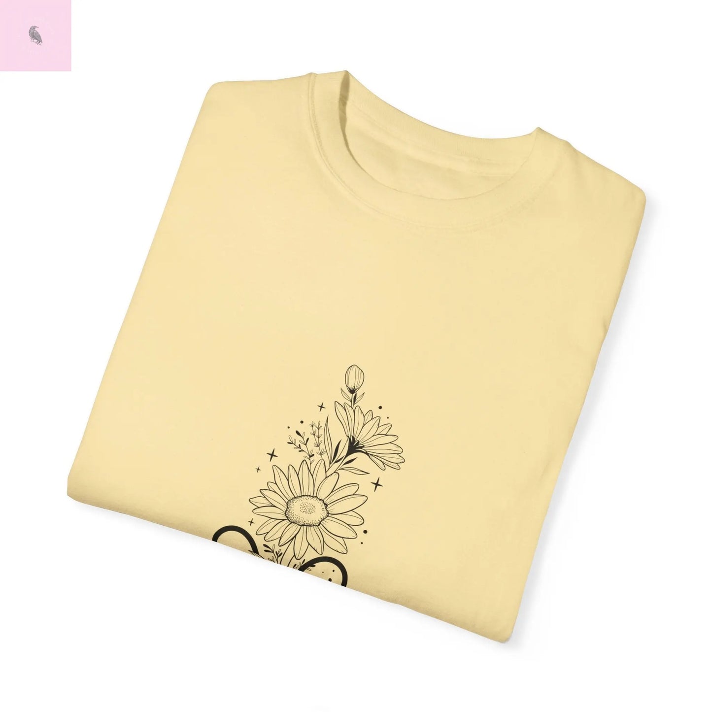 Aries birth flower T-Shirt for Astrology Lovers Printify