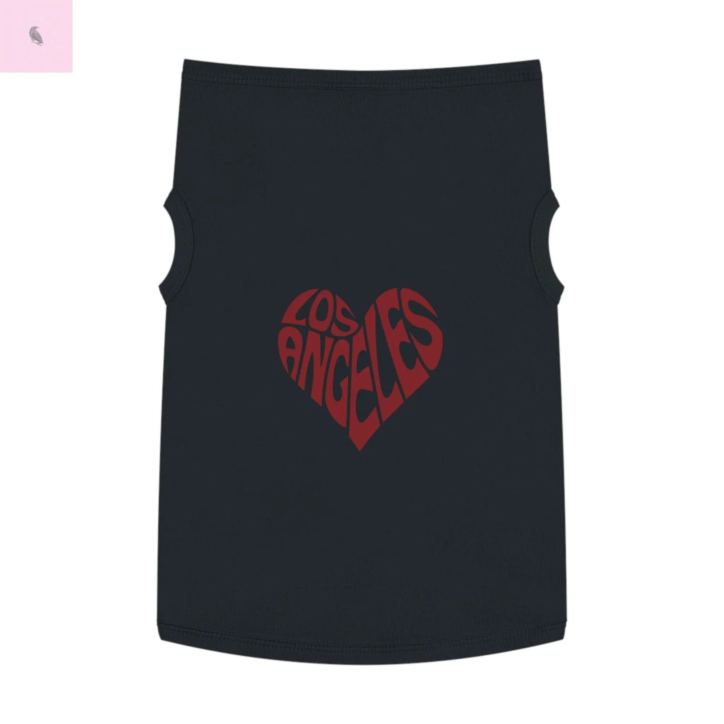 Pet Tank Top - Los Angeles Design for Pets The flirty crow
