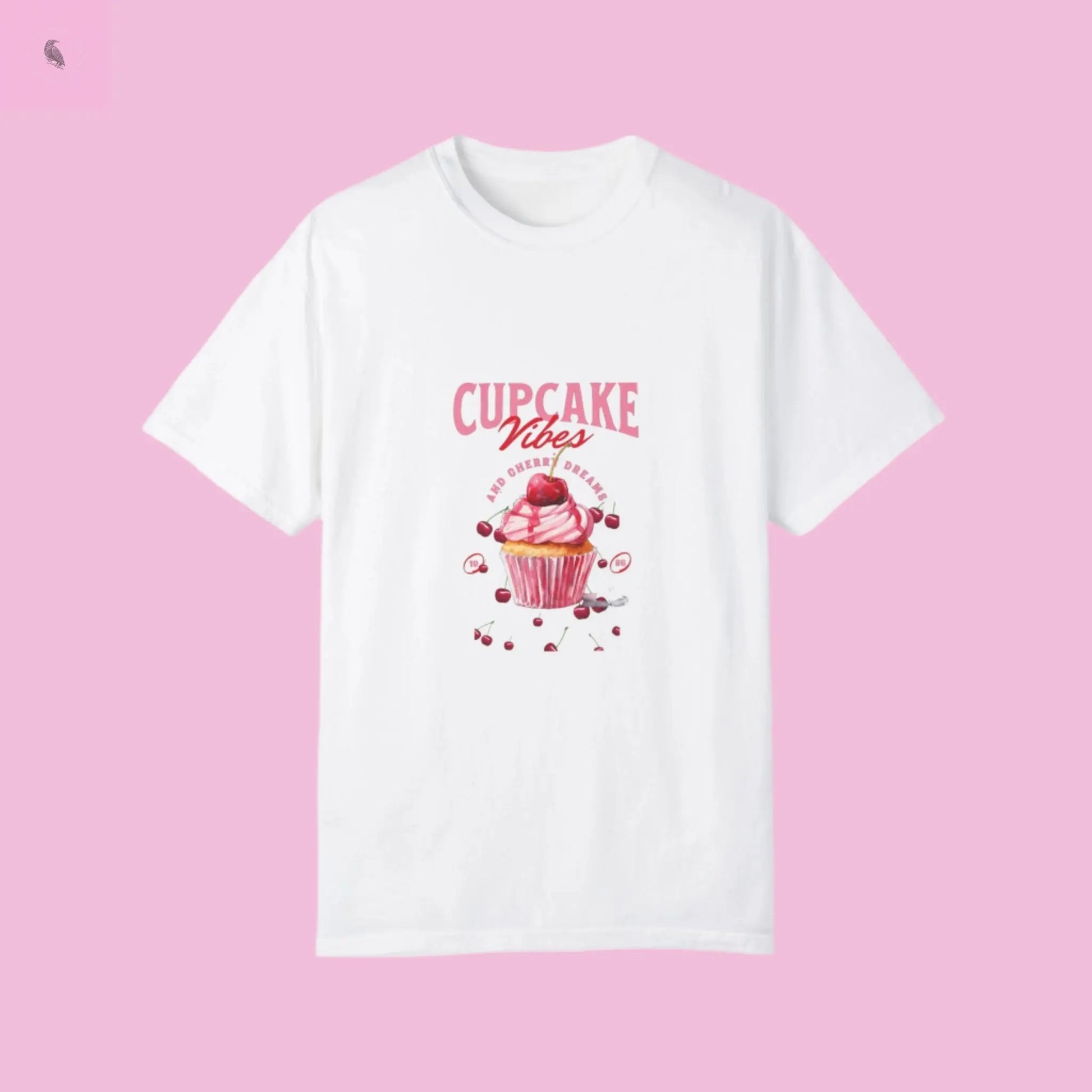 Cupcake Vibes Unisex T-shirt, Cute Dessert Tee, Bakery Lover Gifl, Foodie Fashion The flirty crow