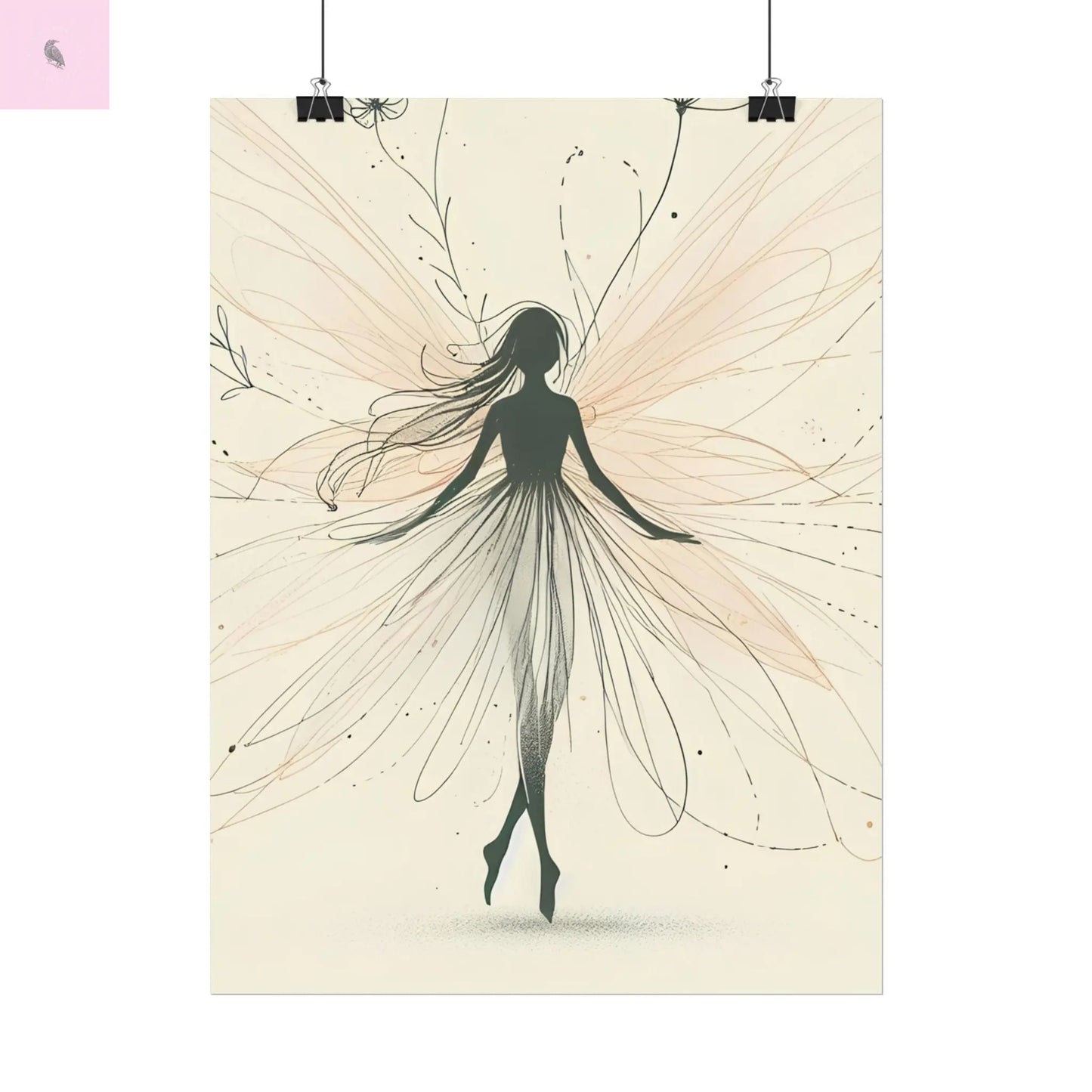 Fairy Poster - The flirty crow