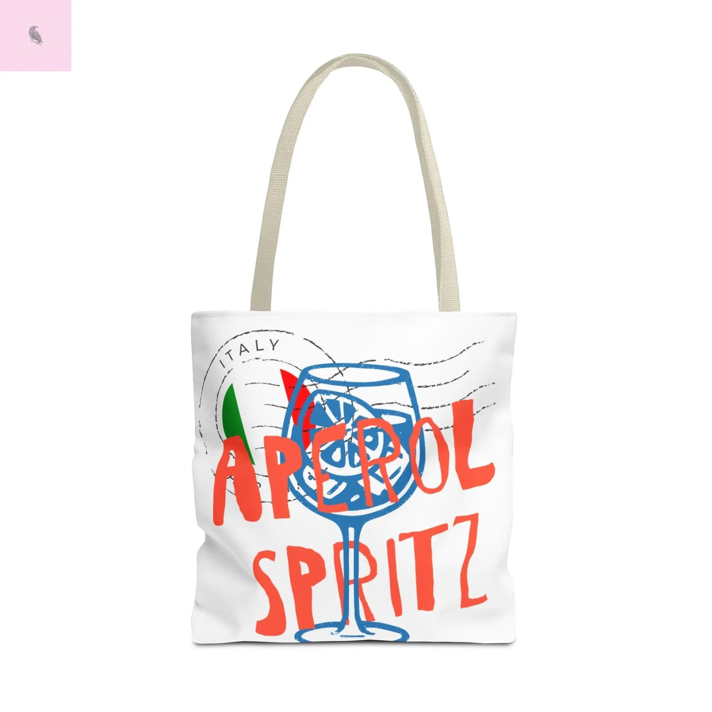 Aperol Spritz Tote Bag, Stylish Beach Bag, Summer Accessory, Gift for Cocktail Lovers, Travel Bag, Fun Party Tote The flirty crow