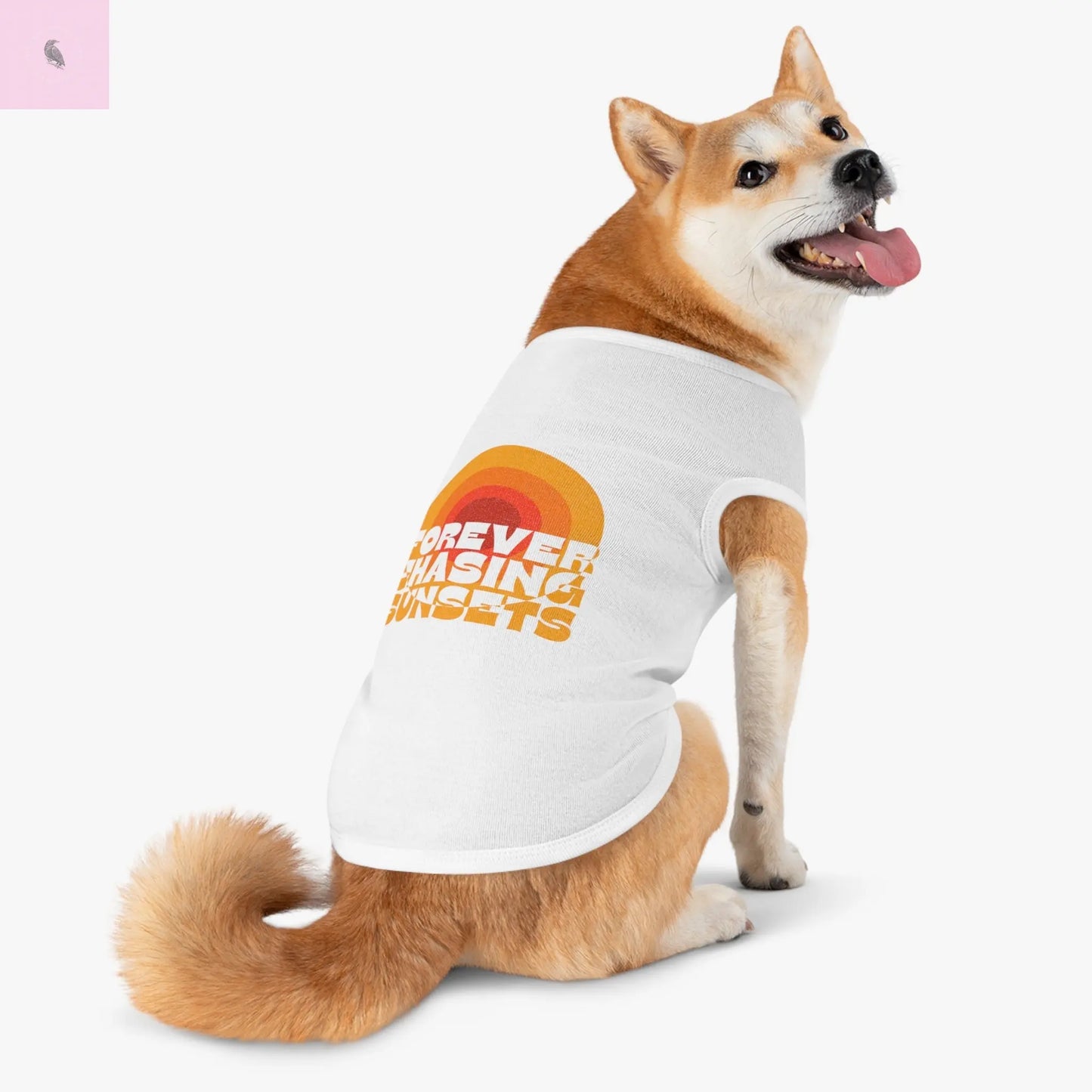 Dog Tank Top - Sunset Chaser Design The flirty crow