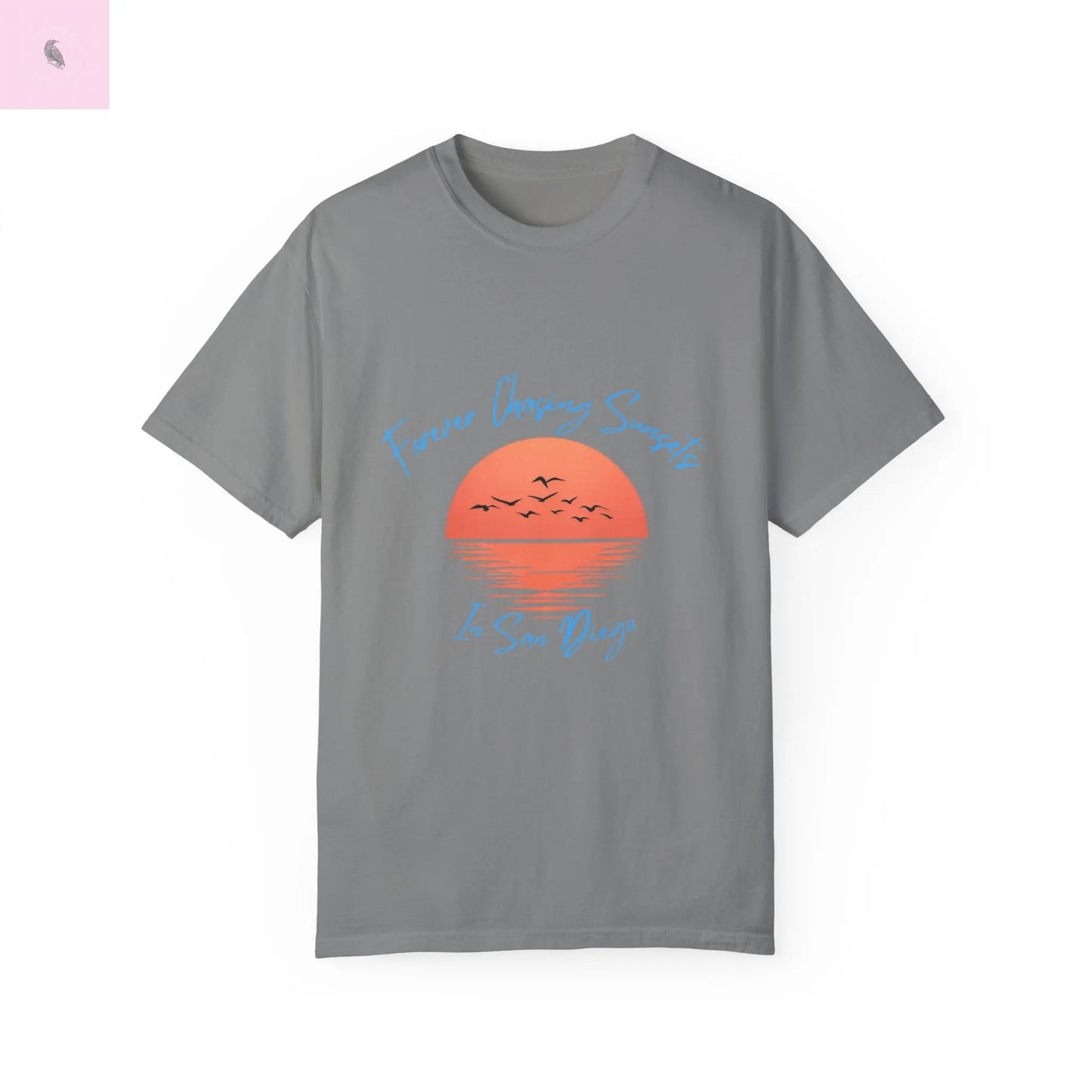 Chasing Sunsets T-Shirt - San Diego California Custom Colors The flirty crow