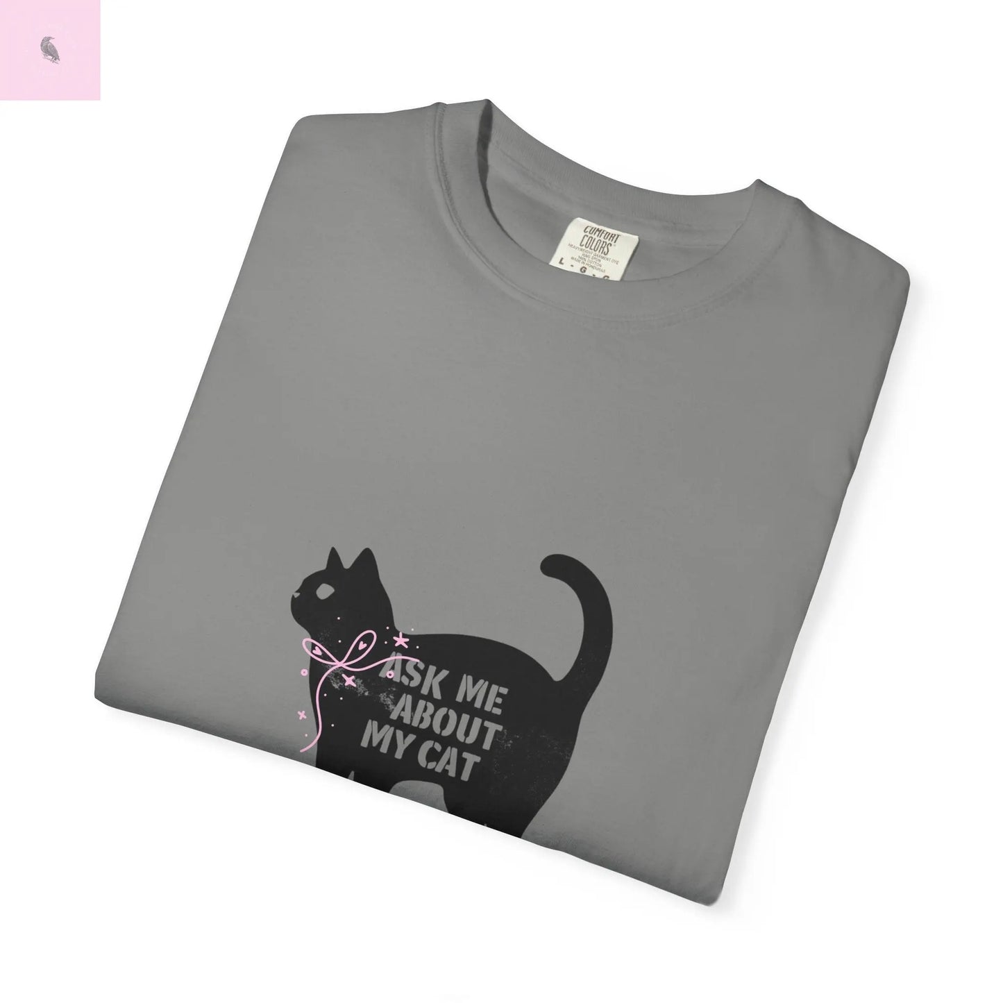 Cat Lovers Funny T-Shirt - The flirty crow