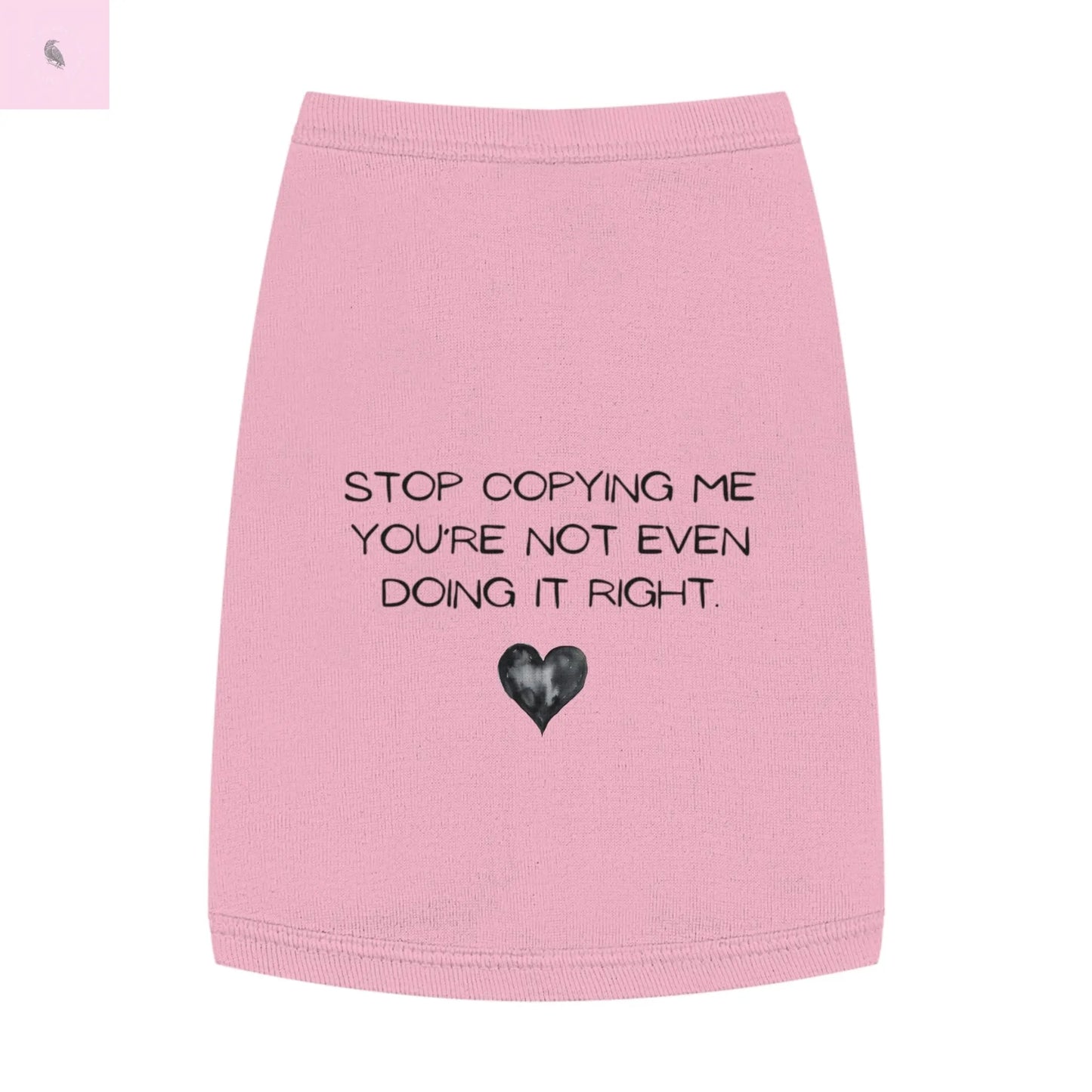 Pet Tank Top The flirty crow