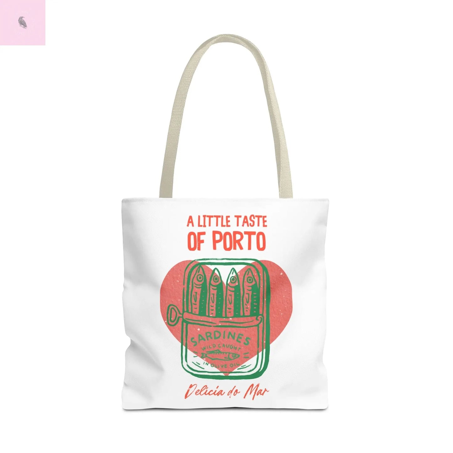 Porto-Inspired Tote Bag, Eco-Friendly Shopping Bag, Travel Tote, Gift for Food Lovers, Beach Bag, Everyday Carryall Printify