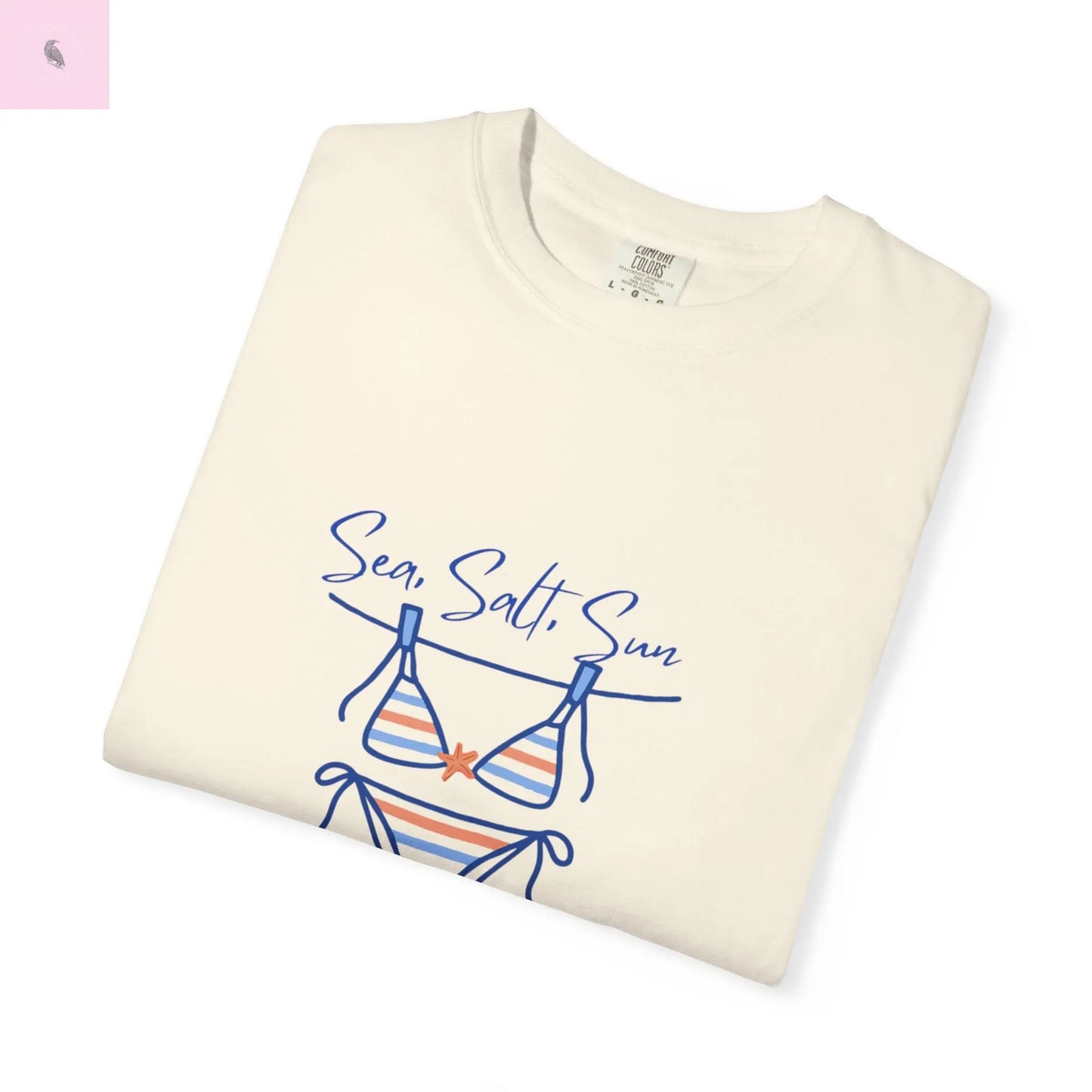 Bikini tshirt, Comfort Colors summer tee, Beach Lover T-shirt, Vacation shirt, gift for her, unisex The flirty crow