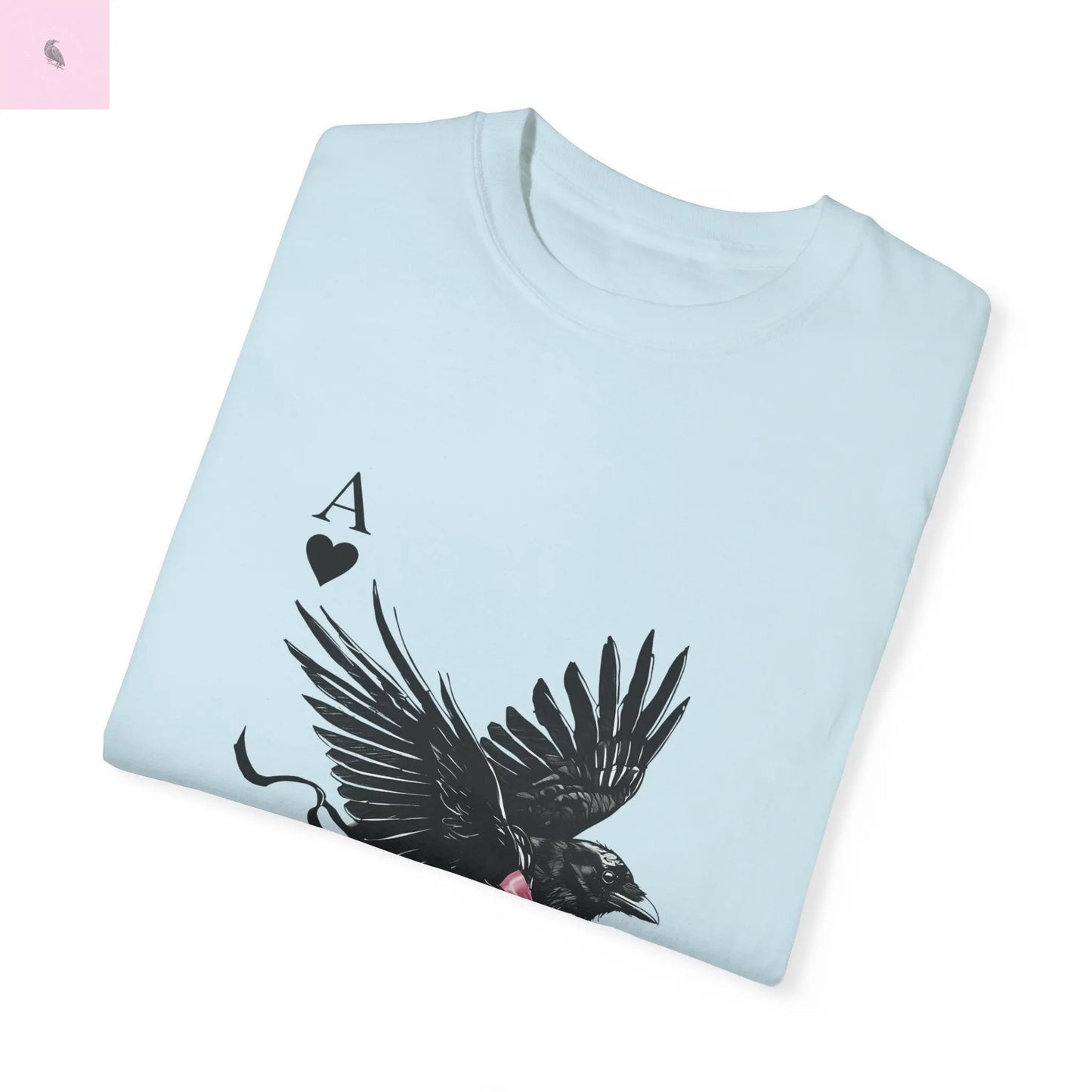 Crow Lovers Comfort Colors T-shirt - The flirty crow