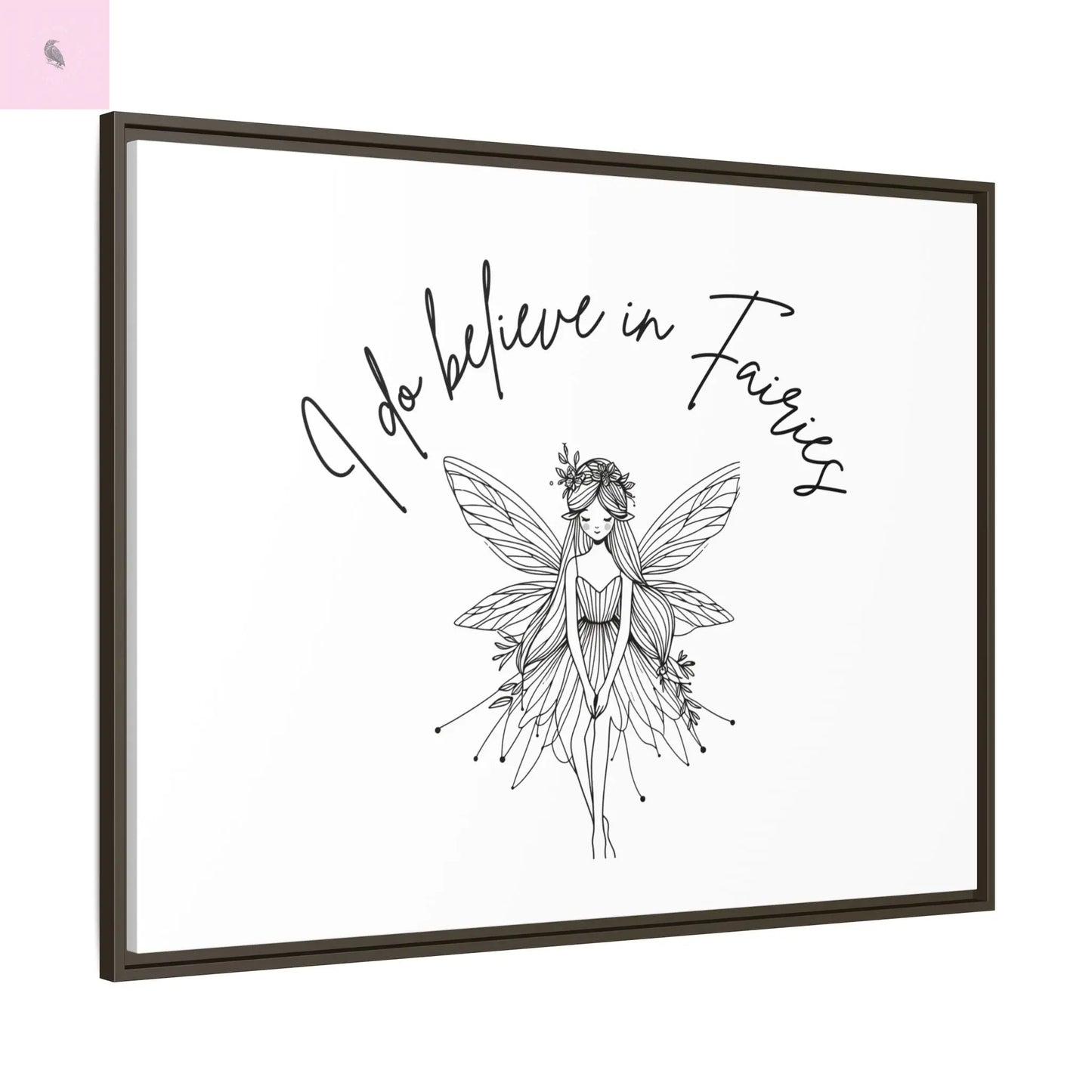 Fairies Canvas, Framed (Multi-color) - The flirty crow