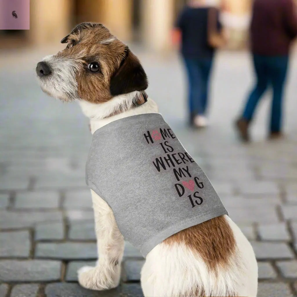 Pet Tank Top with Cute Design The flirty crow