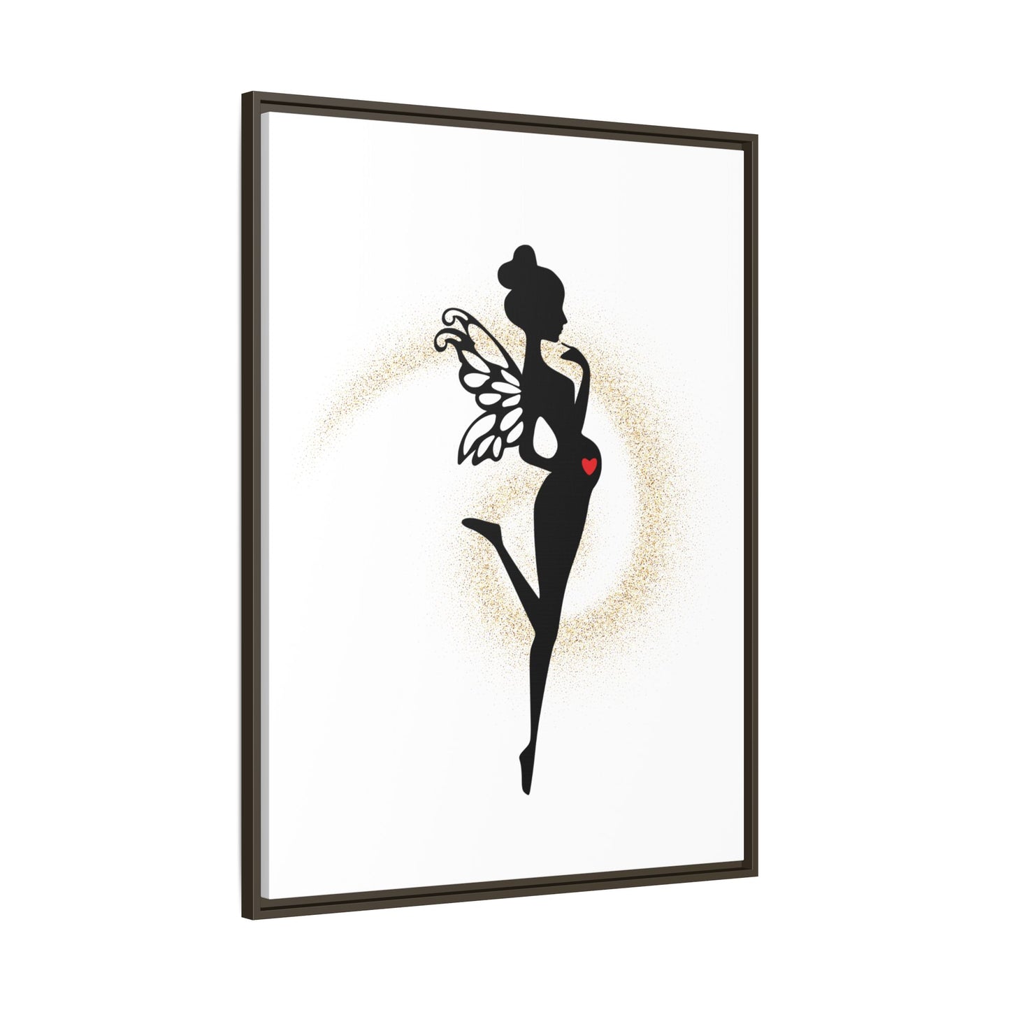 Framed Fairy Art Print - Enchanting Decor for Expecting Mothers, Baby Shower Gift, Elegant Nursery Wall Art, Whimsical Home Accent - The flirty crow
