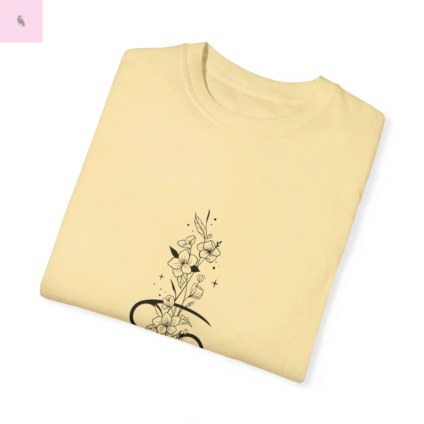 Cancer birth flower T-Shirt for Astrology Lovers Printify