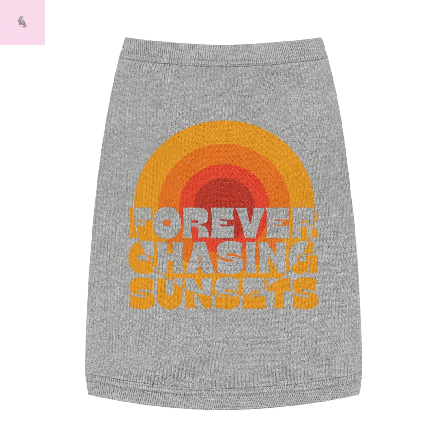 Dog Tank Top - Sunset Chaser Design The flirty crow