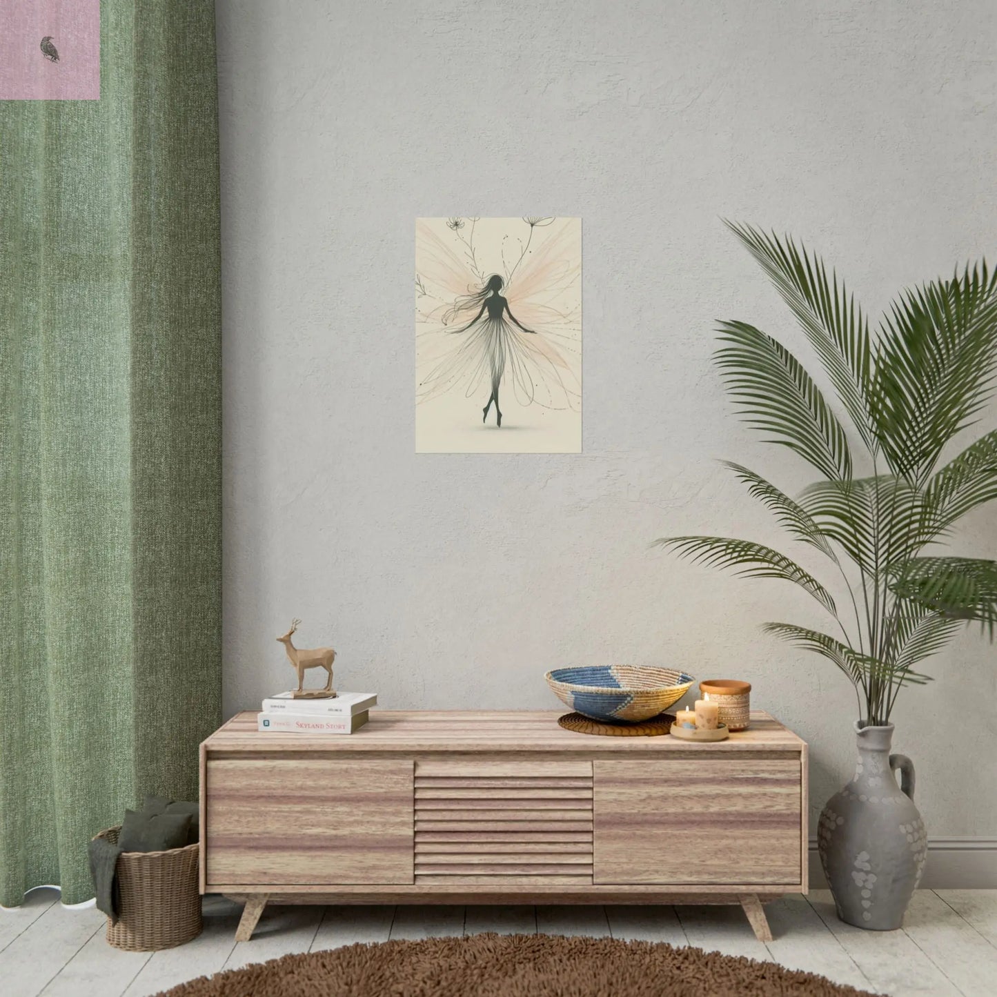 Fairy Poster - The flirty crow