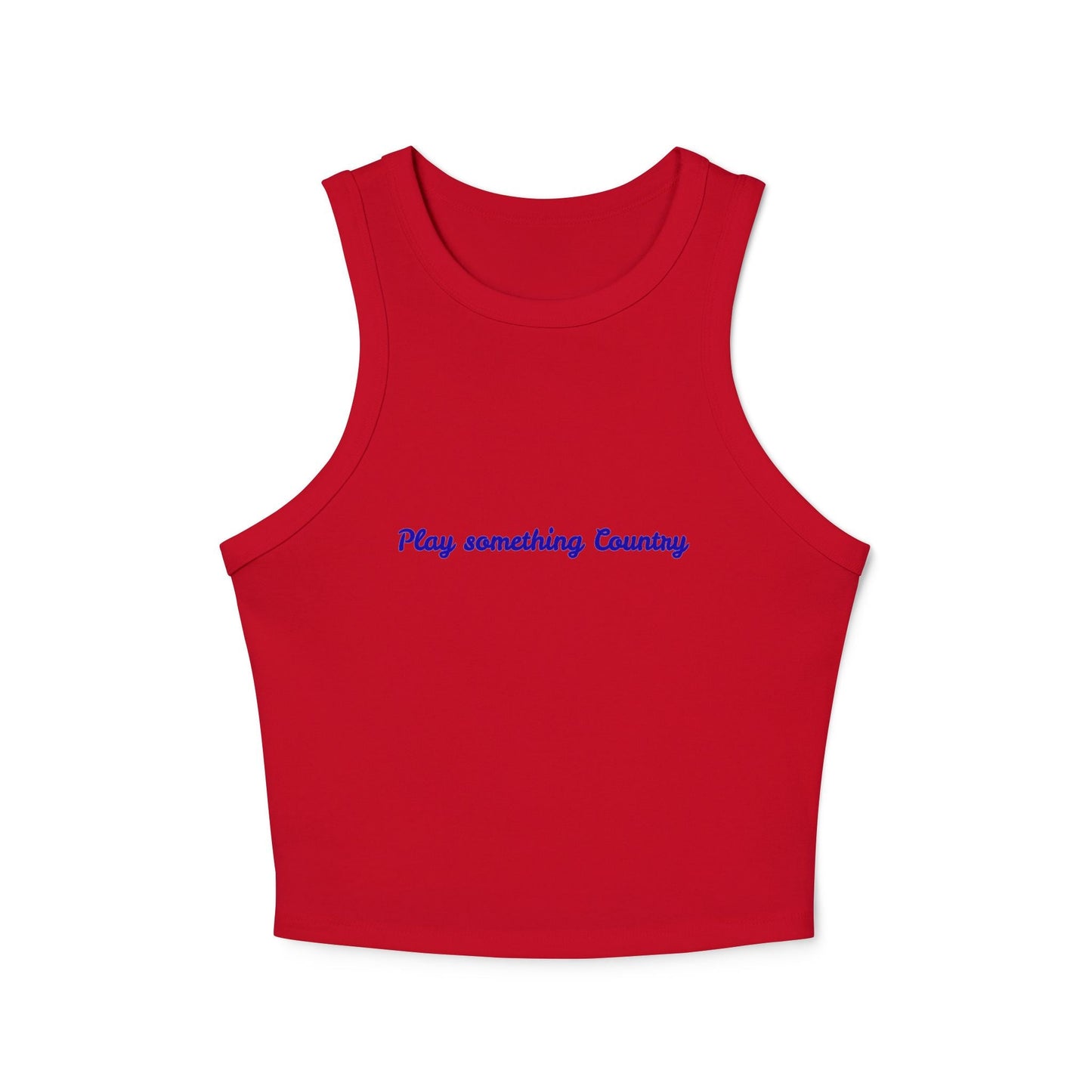Country Vibes Racerback Tank Top , Play Something Country, Summer Fashion, Festival Wear, Gift for Music Lovers the flirty crow