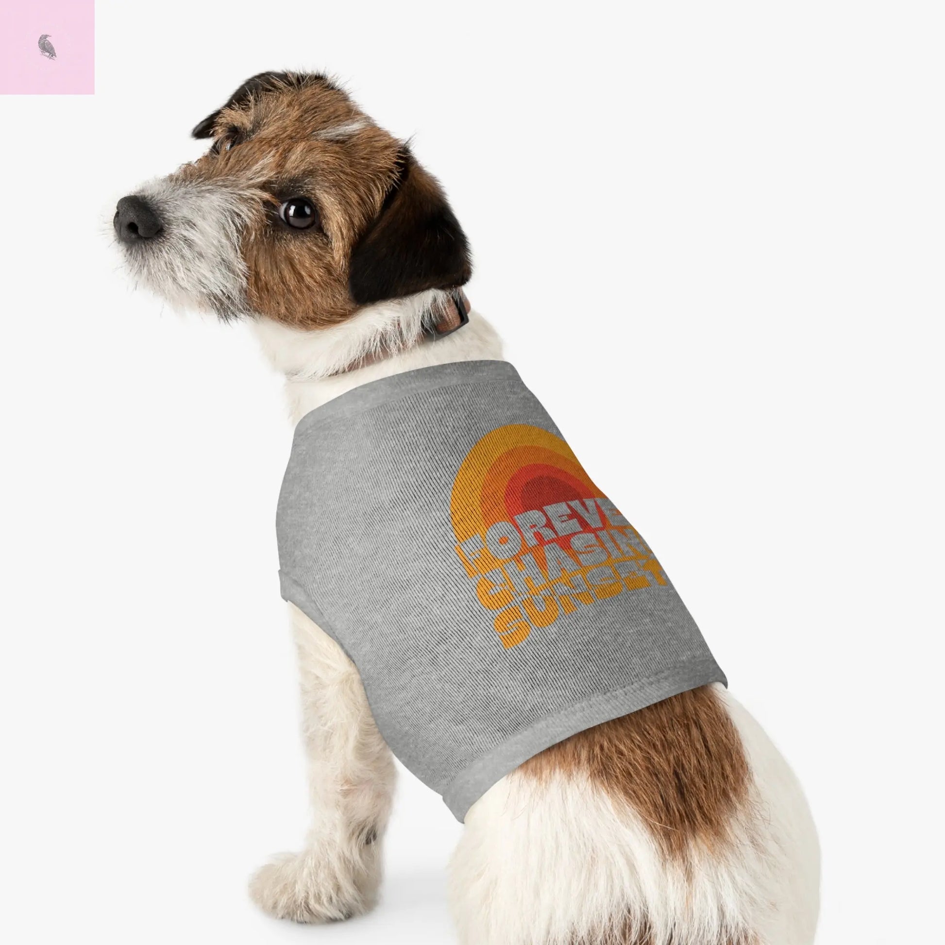 Dog Tank Top - Sunset Chaser Design The flirty crow