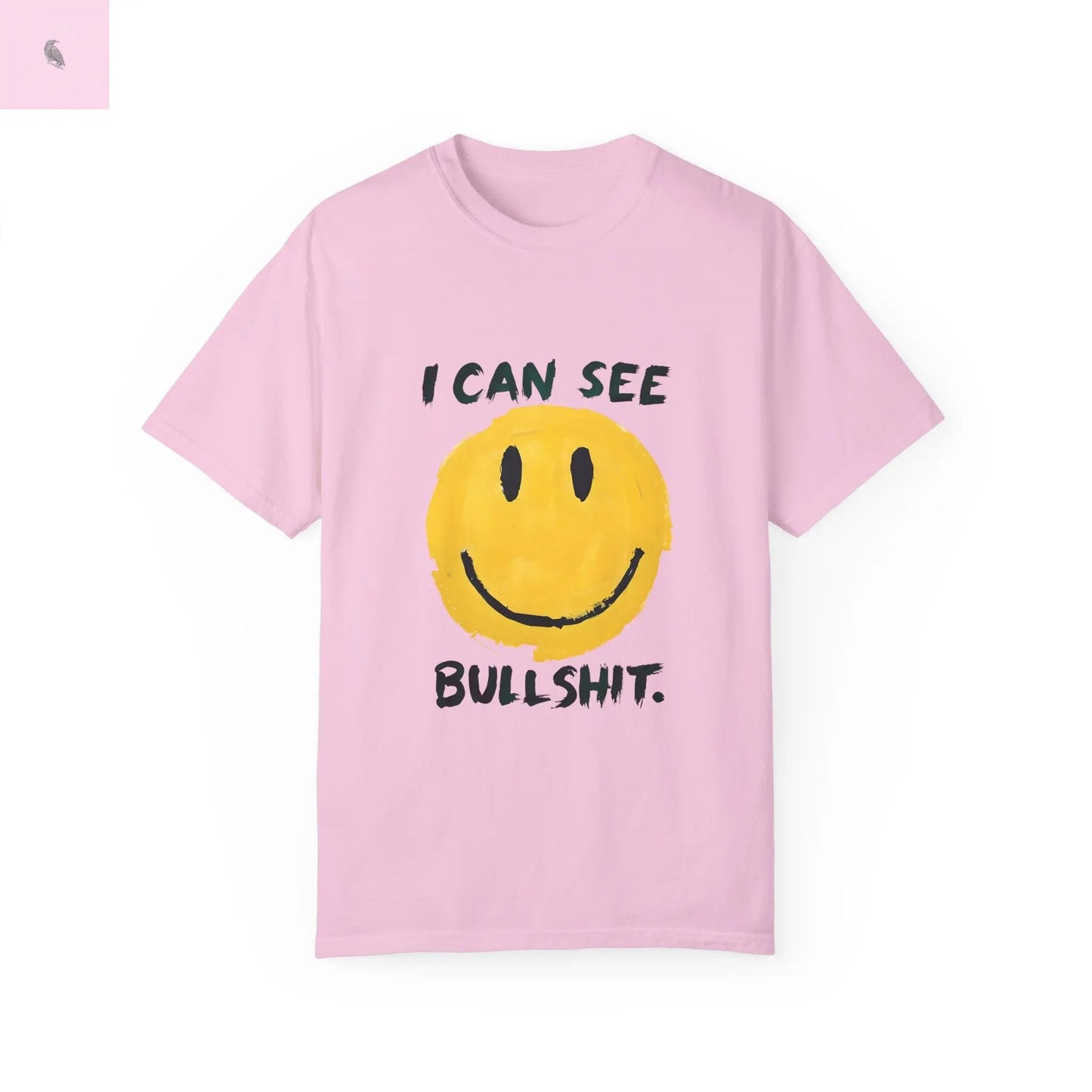 Funny Smiling Through the BS Unisex Tee - The flirty crow