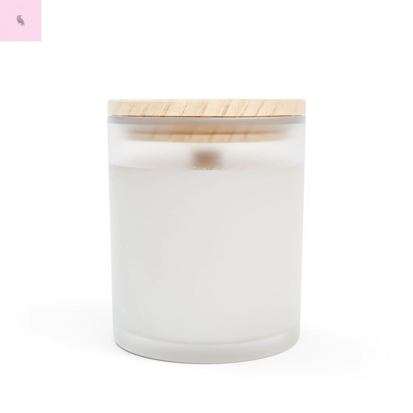 Yin Yang Soy Wax Candle - 11oz Frosted Glass Decor The flirty crow
