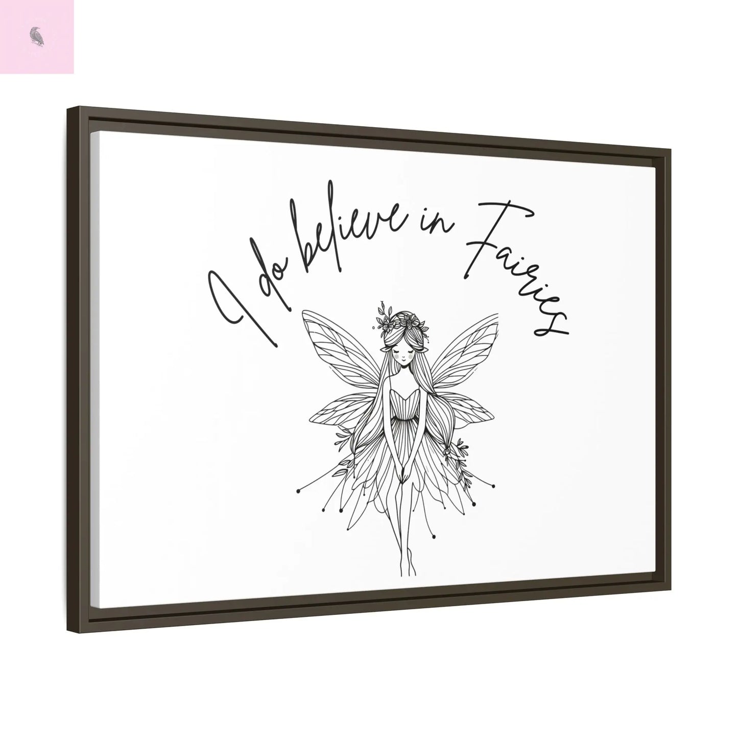 Fairies Canvas, Framed (Multi-color) - The flirty crow