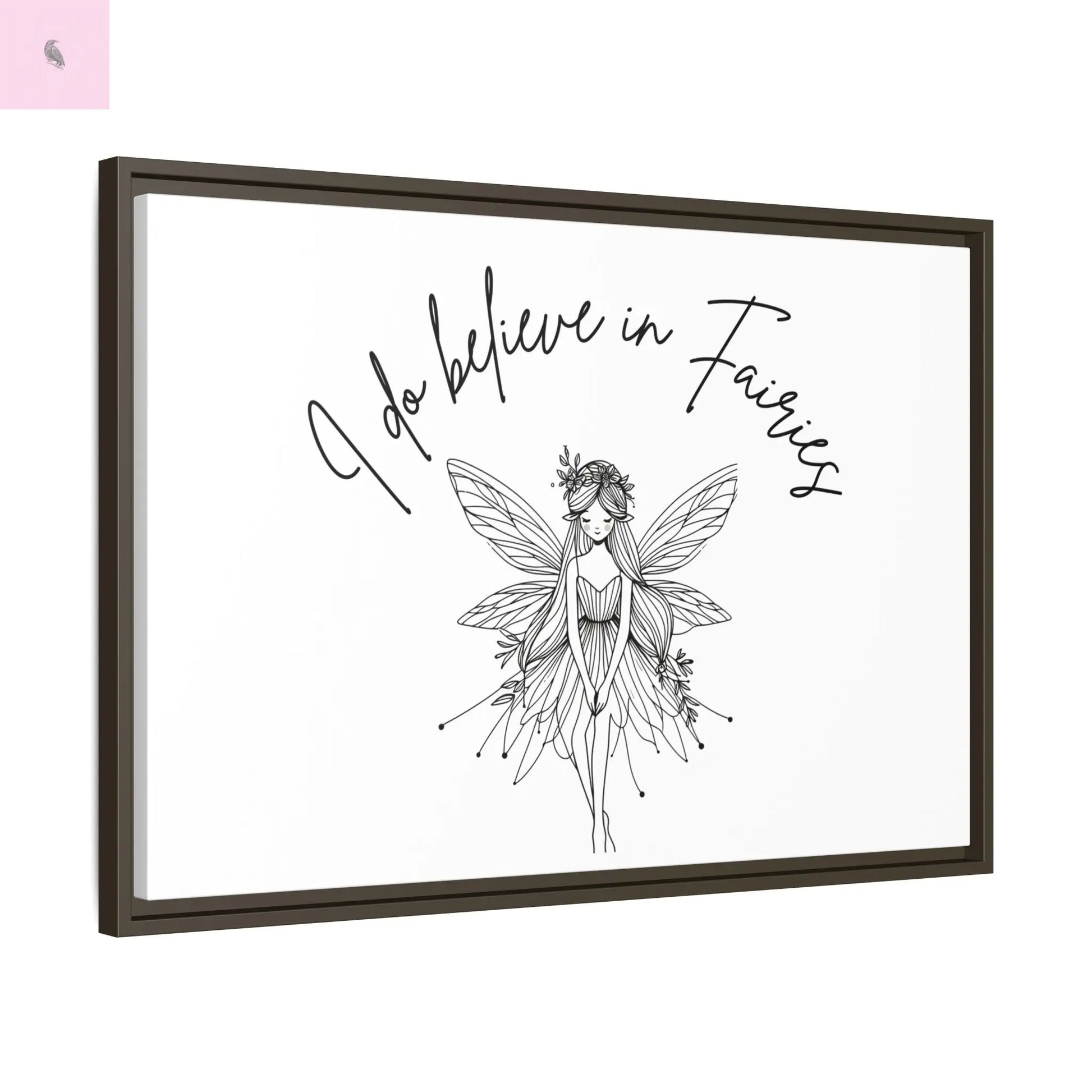 Fairies Canvas, Framed (Multi-color) - The flirty crow