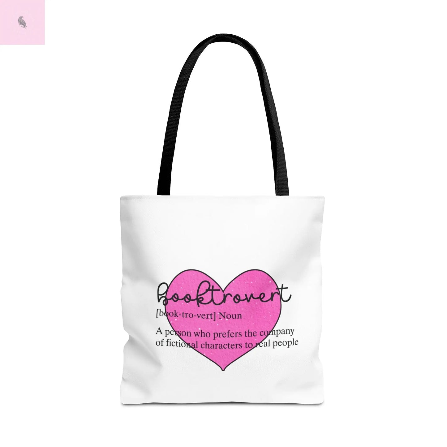 Book Lover Tote Bag, Bookish Gift, Reading Accessories, Tote for Introverts, Eco-Friendly Shopping Bag, Cute Literary Design Printify
