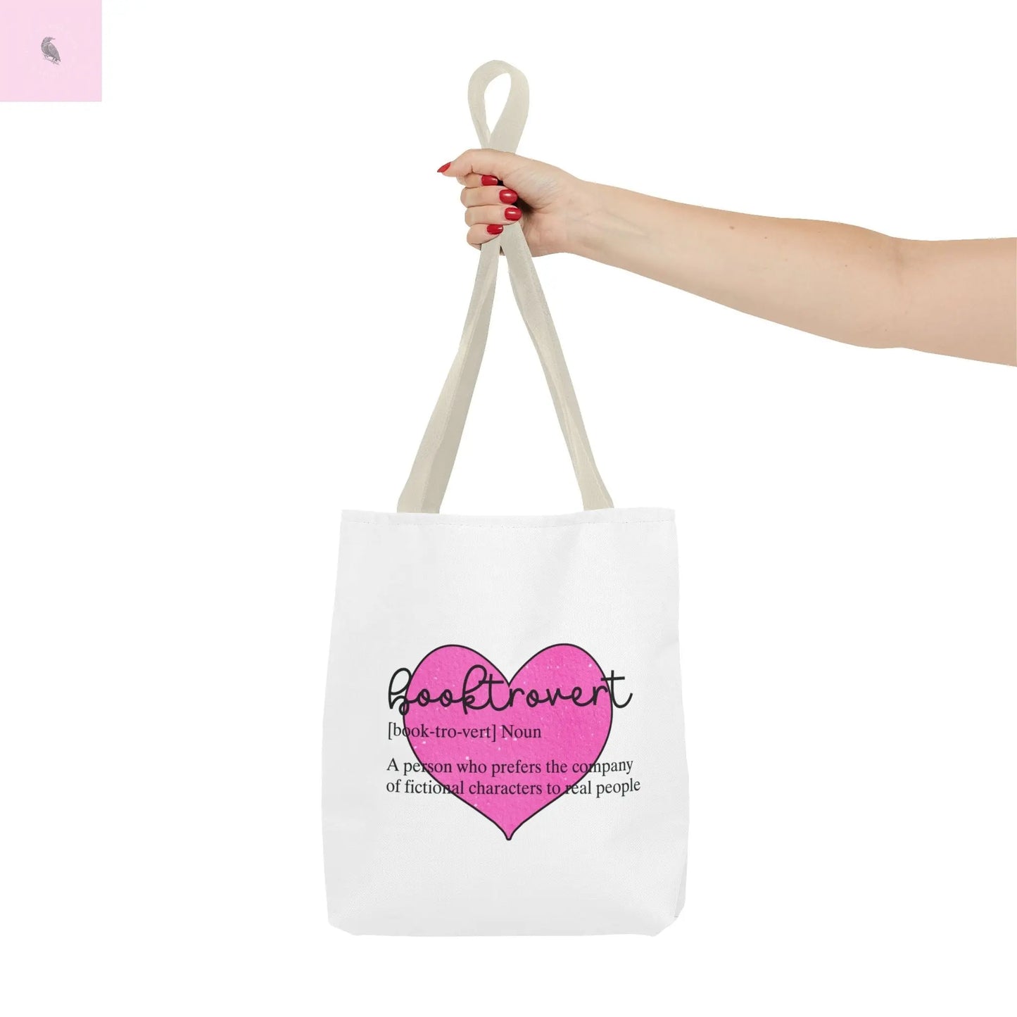 Book Lover Tote Bag, Bookish Gift, Reading Accessories, Tote for Introverts, Eco-Friendly Shopping Bag, Cute Literary Design Printify