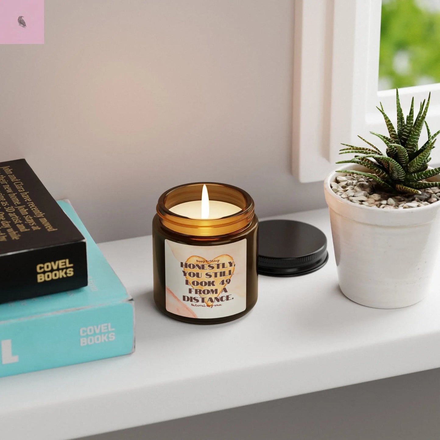 Birthday Funny Aging Candle - Soy Candle The flirty crow