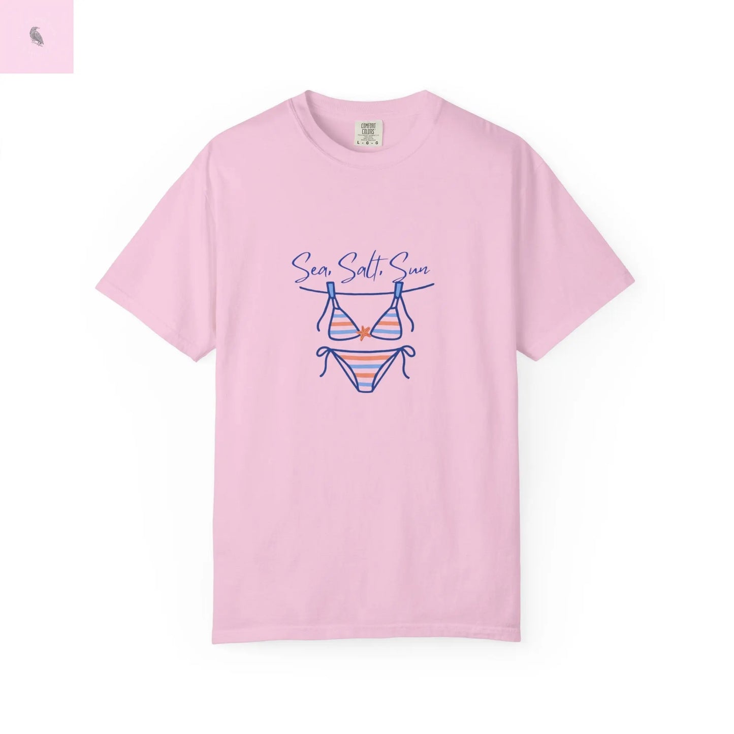 Bikini tshirt, Comfort Colors summer tee, Beach Lover T-shirt, Vacation shirt, gift for her, unisex The flirty crow