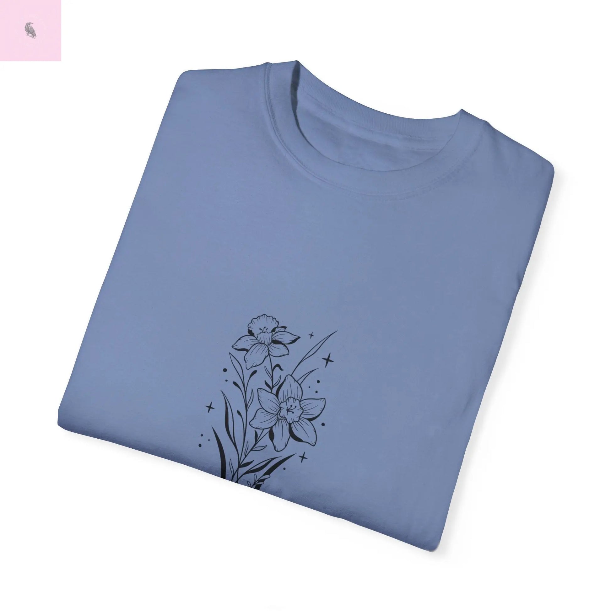 Pisces  birth flower T-Shirt for Astrology Lovers Printify