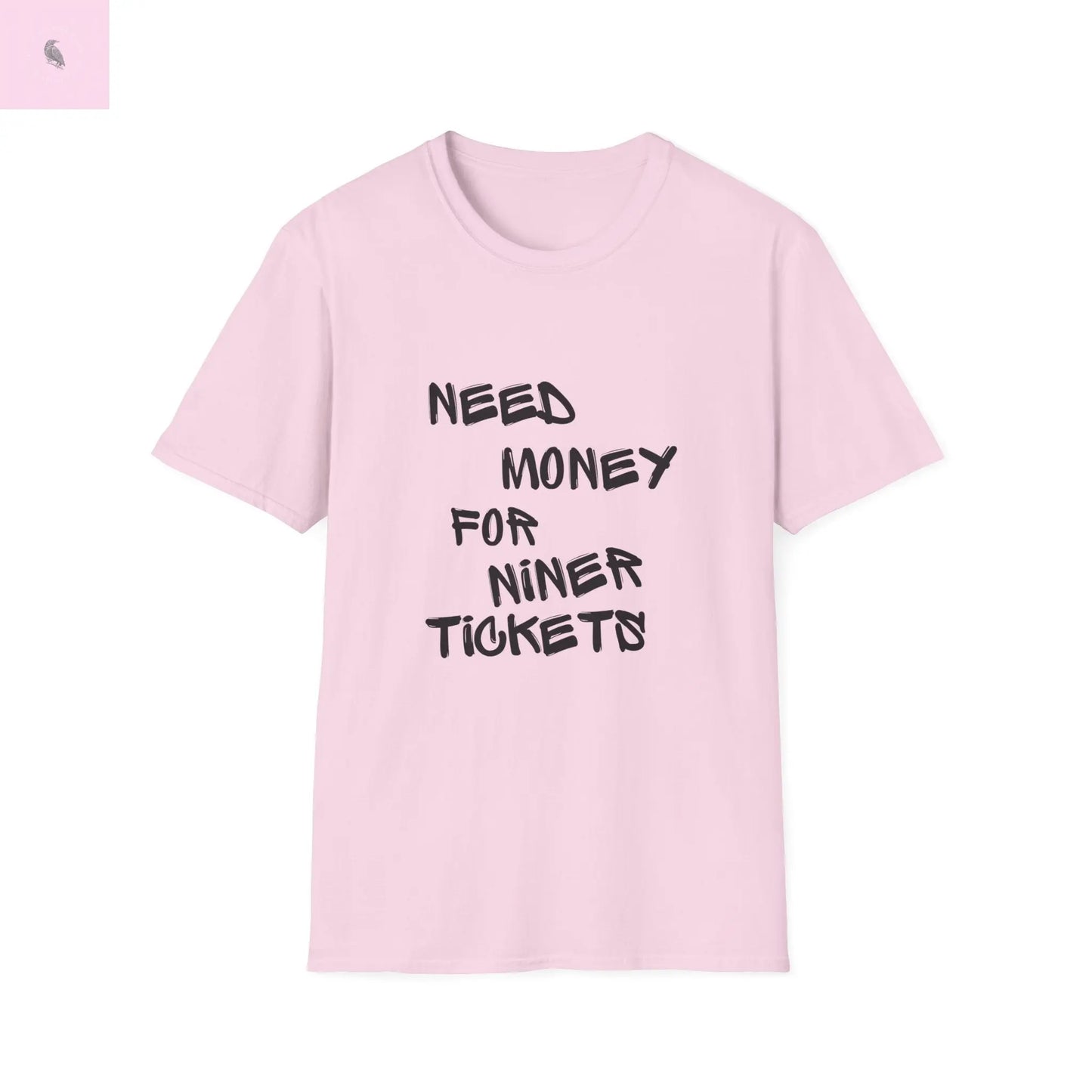 Niner Tickets Unisex T-Shirt the flirty crow
