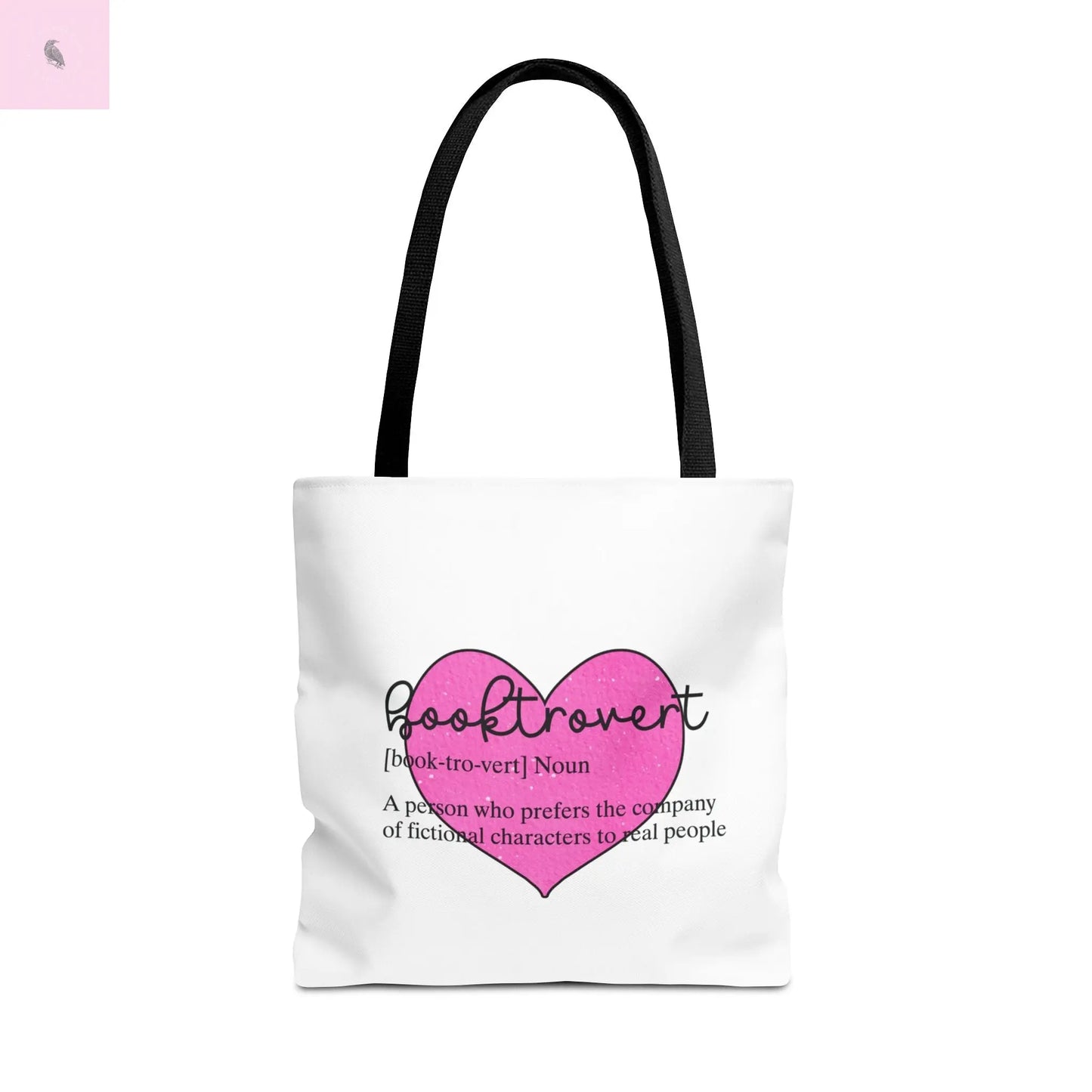 Book Lover Tote Bag, Bookish Gift, Reading Accessories, Tote for Introverts, Eco-Friendly Shopping Bag, Cute Literary Design Printify