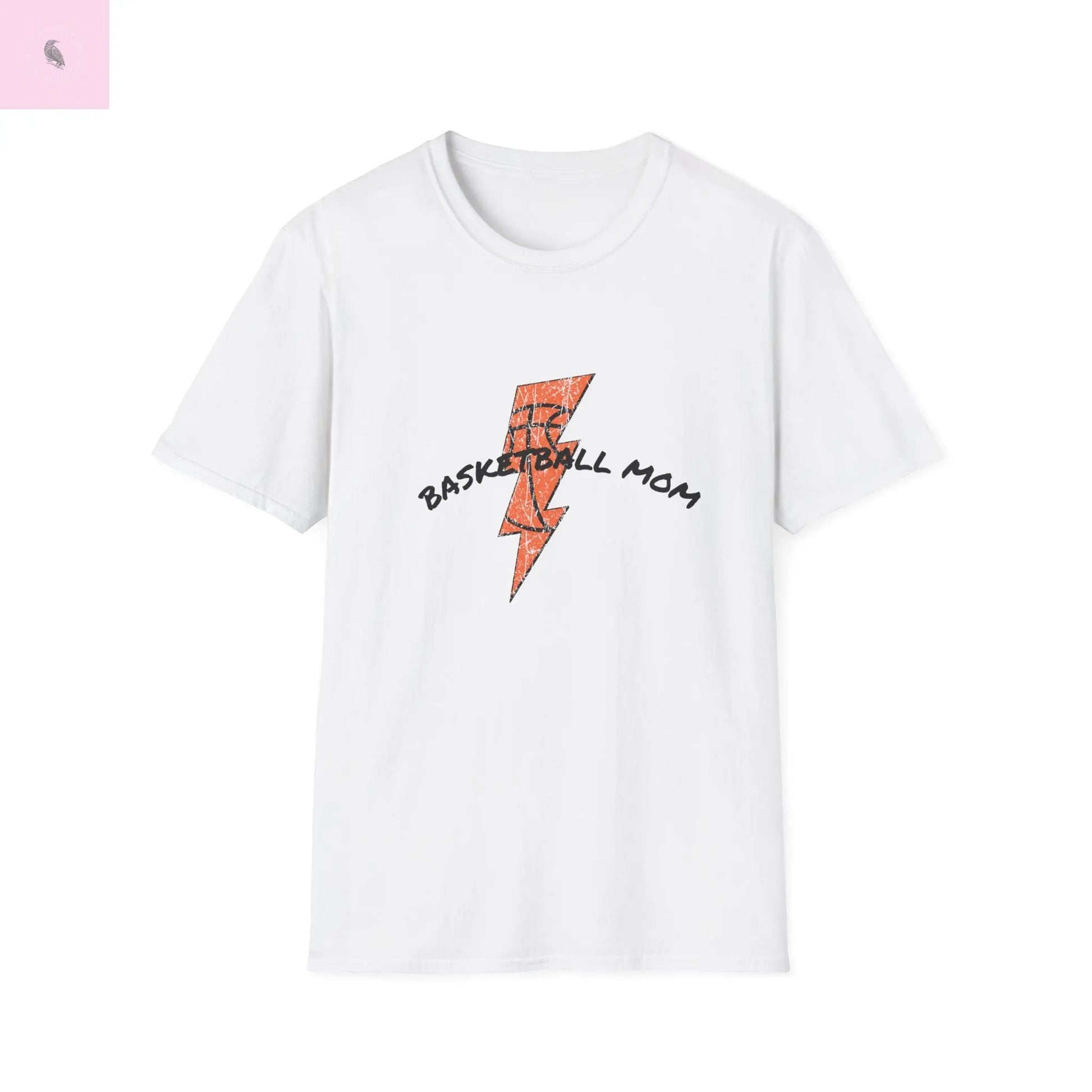 Basket ball mom soft  style cotton tshirt the flirty crow