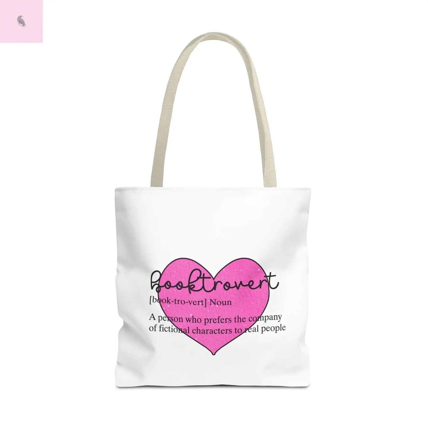 Book Lover Tote Bag, Bookish Gift, Reading Accessories, Tote for Introverts, Eco-Friendly Shopping Bag, Cute Literary Design Printify