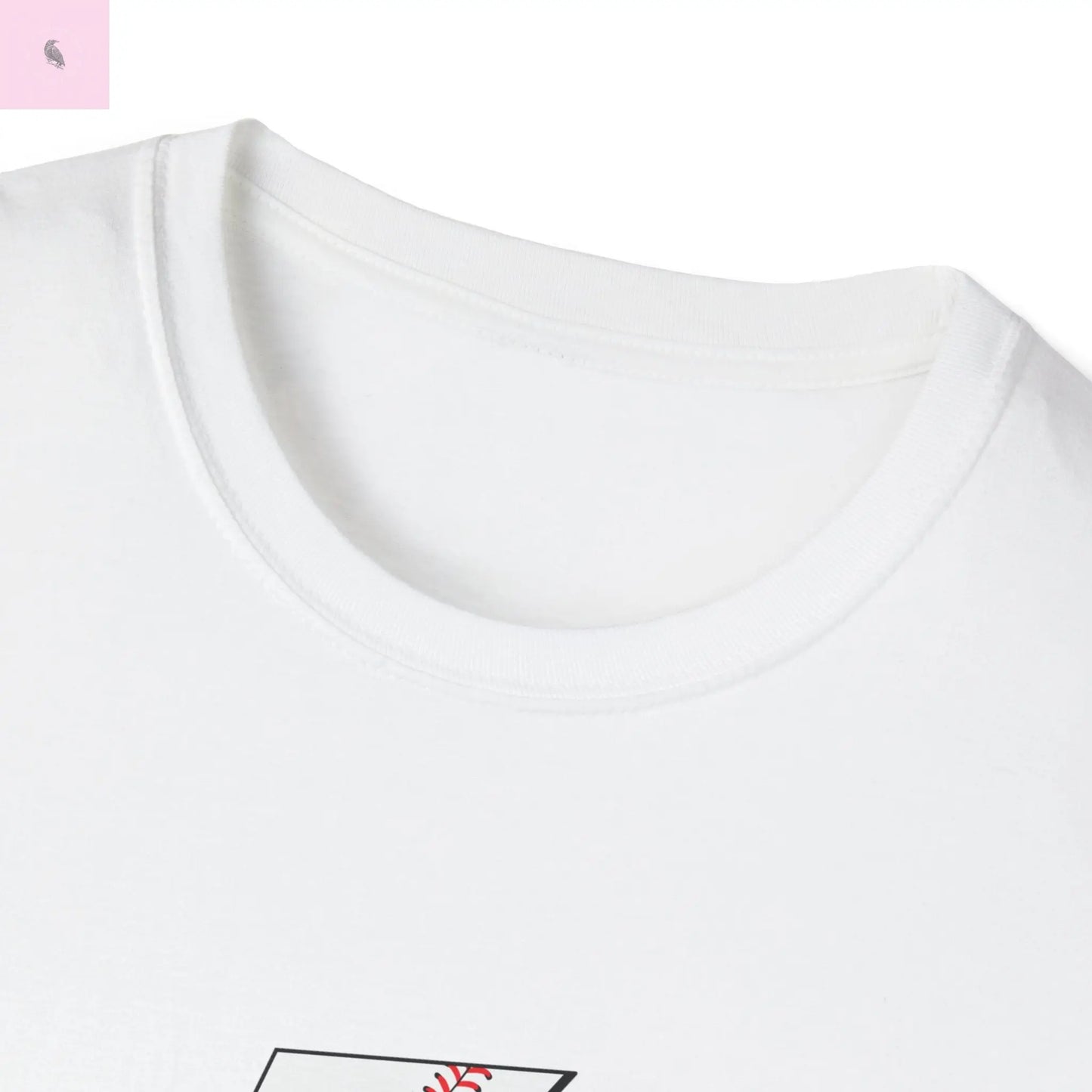 Baseball mom soft style cotton tshirt the flirty crow